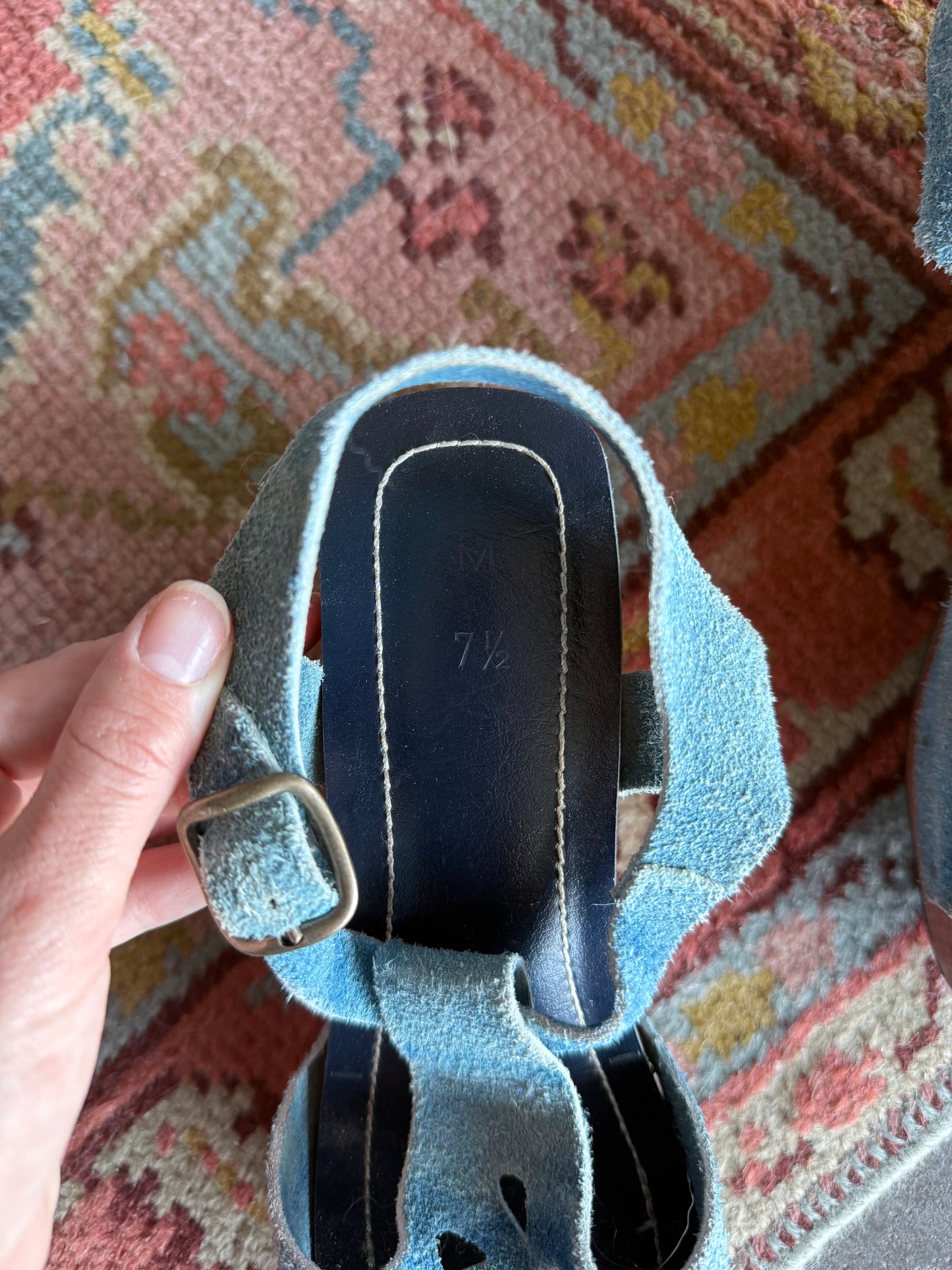 Leather Wedges - 7.5