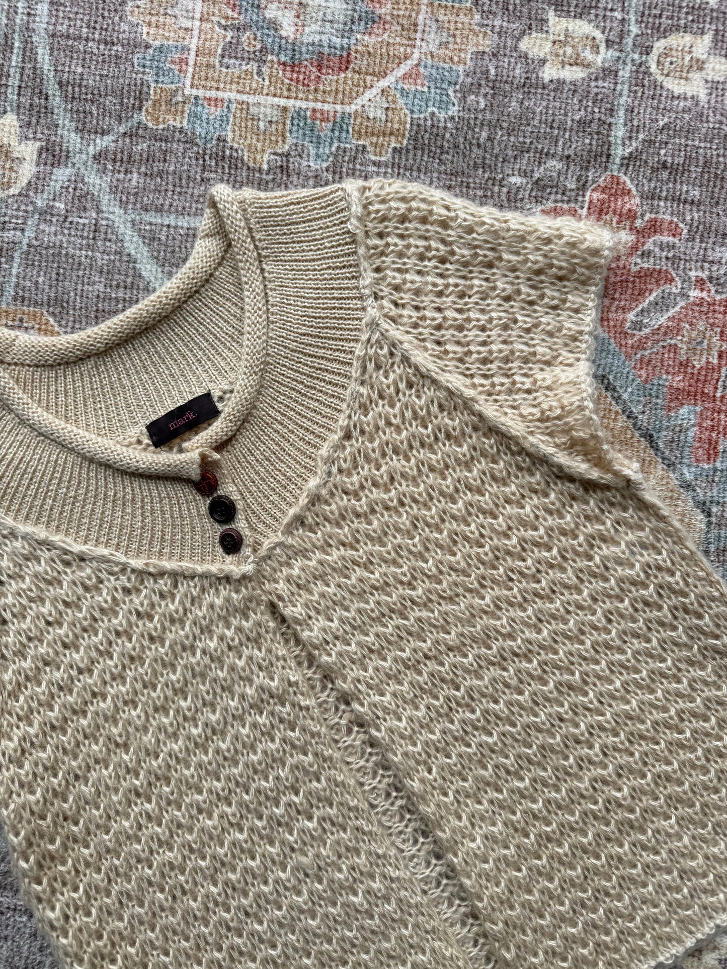 Knit Babydoll Top - L