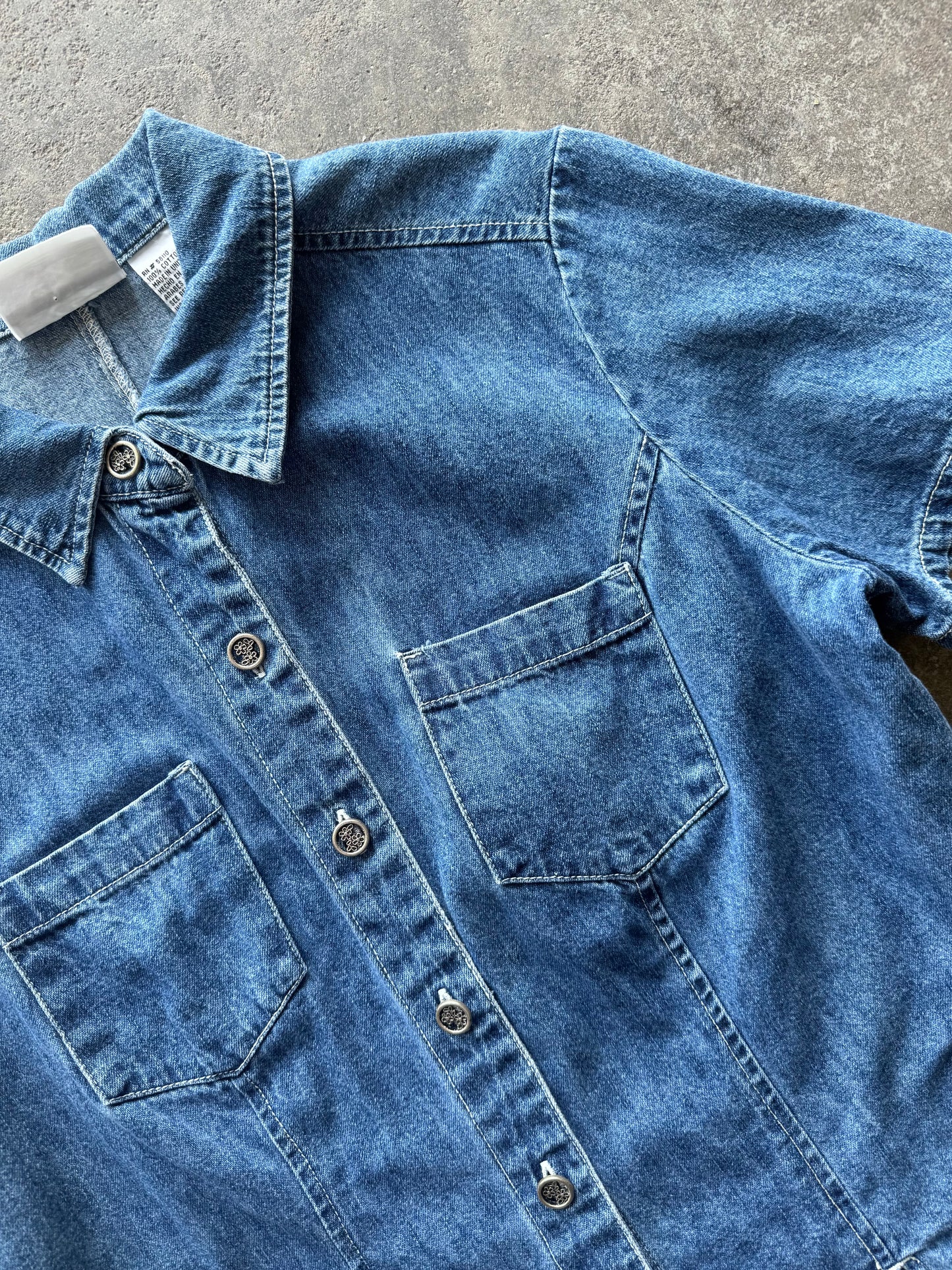 Denim Button Down - M