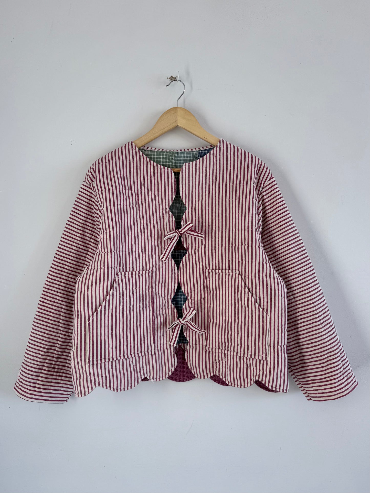 Quilt Tie Jacket - S