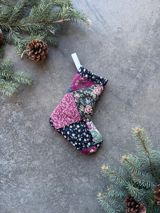 Mini Quilt Stocking