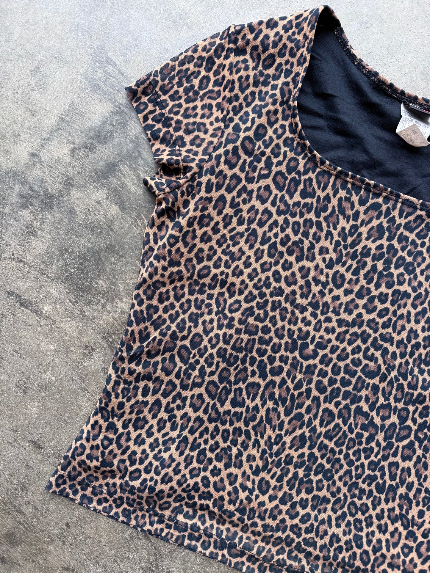 Cheetah Top - L