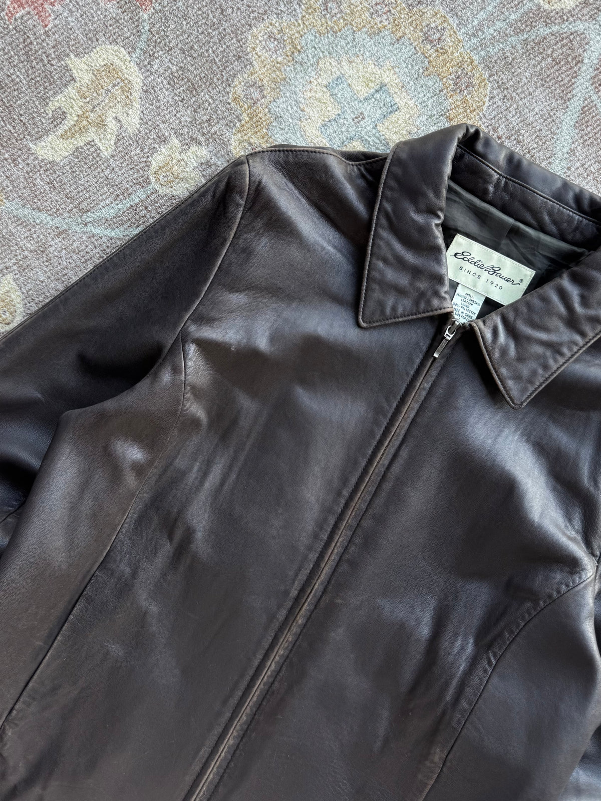 Leather Jacket - L