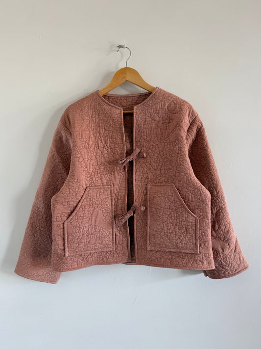 Quilt Tie Jacket - S