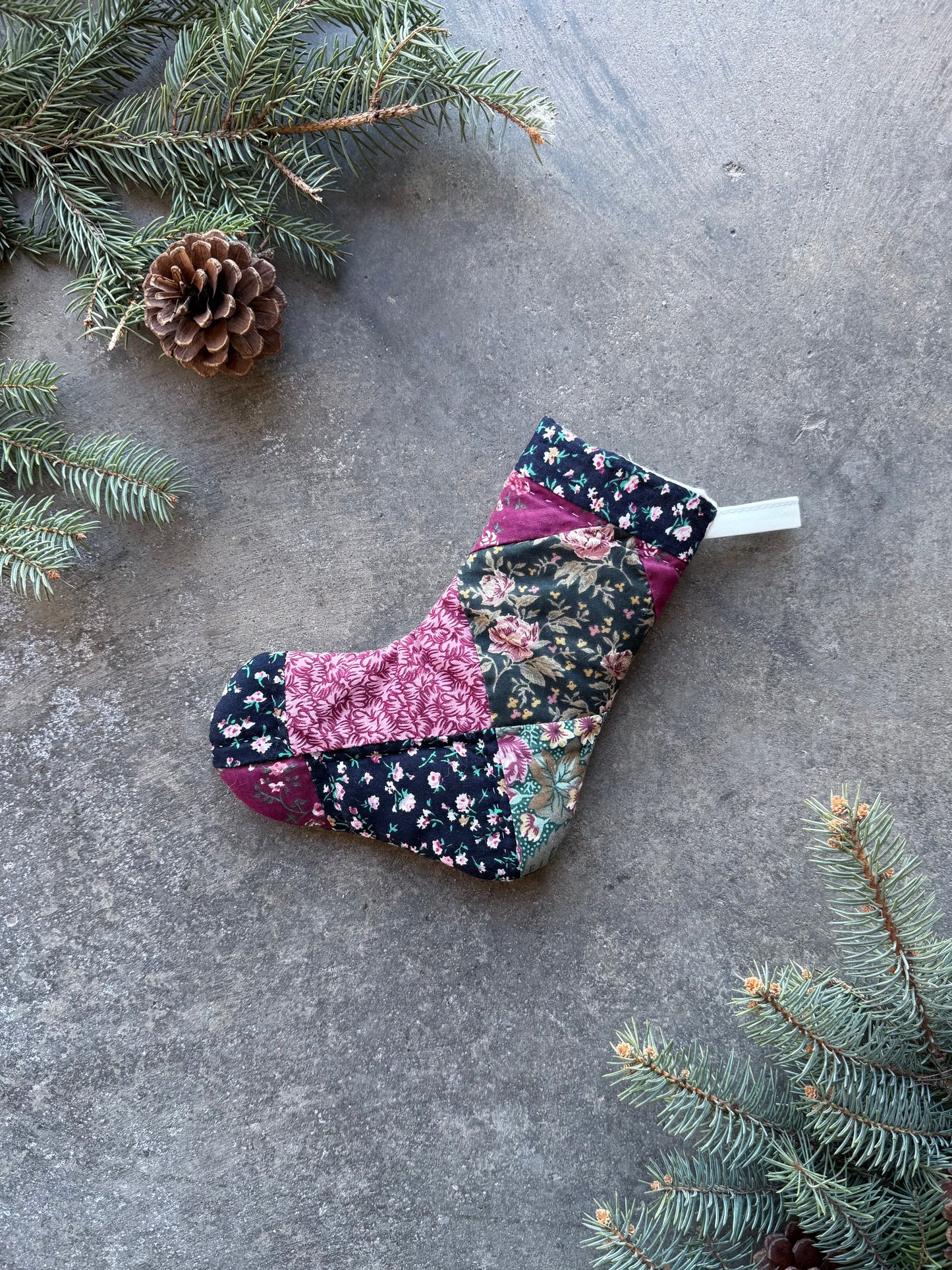 Mini Quilt Stocking