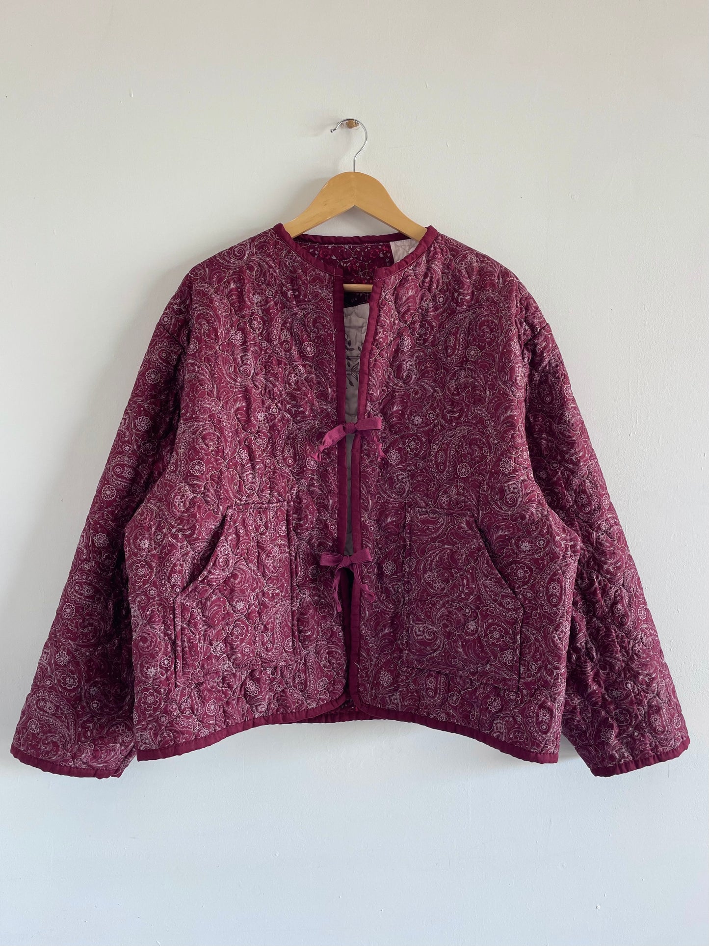 Quilt Tie Jacket - L