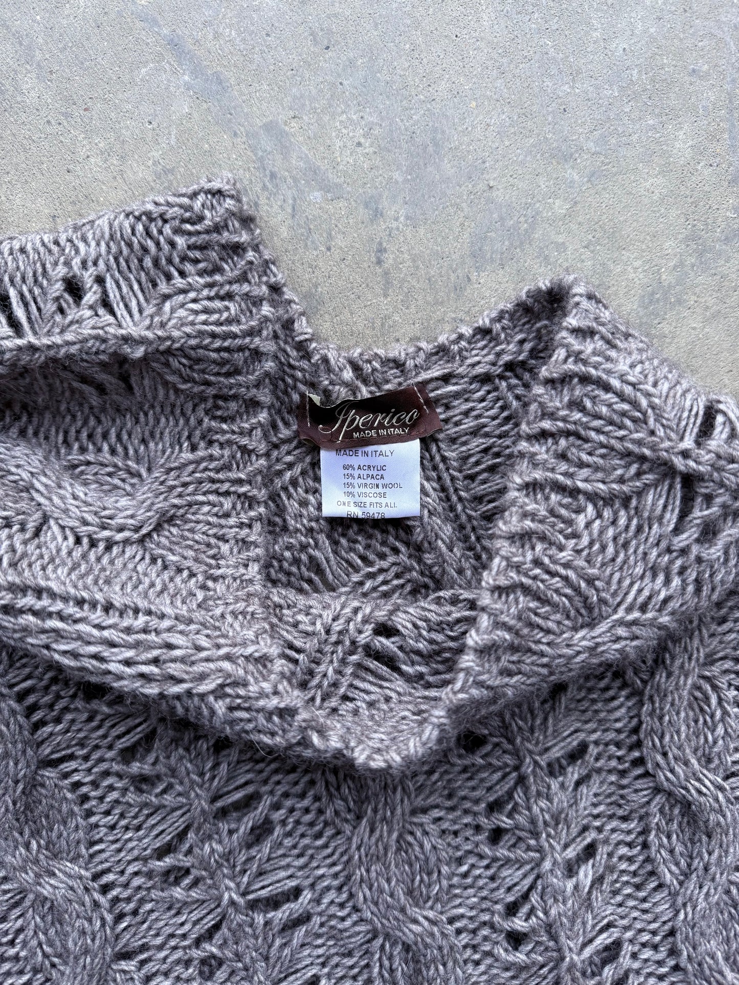 Crochet Poncho - OS
