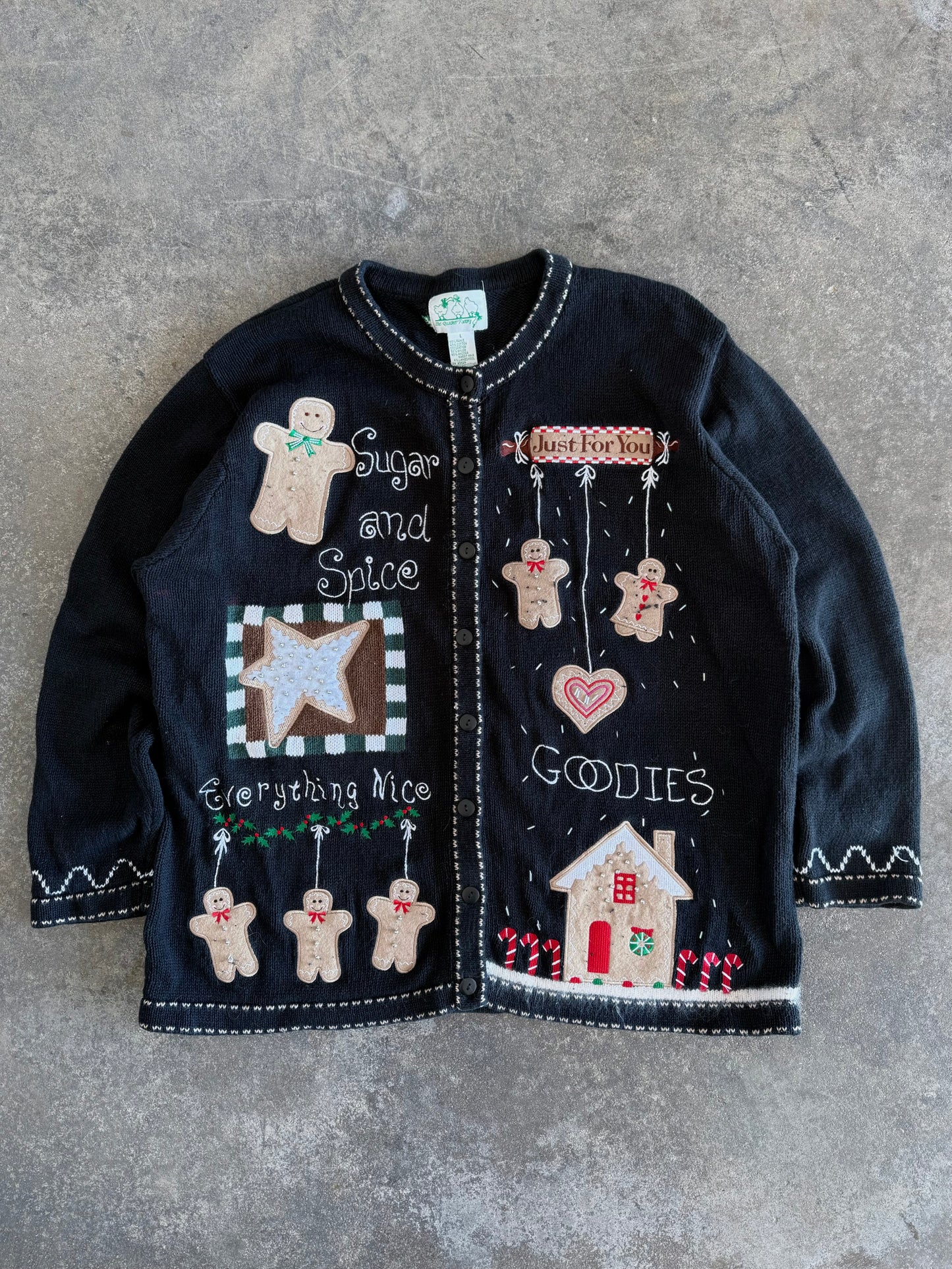 Gingerbread Cardigan - L