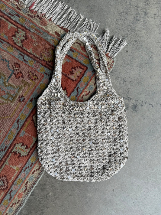 Crochet Sequin Purse