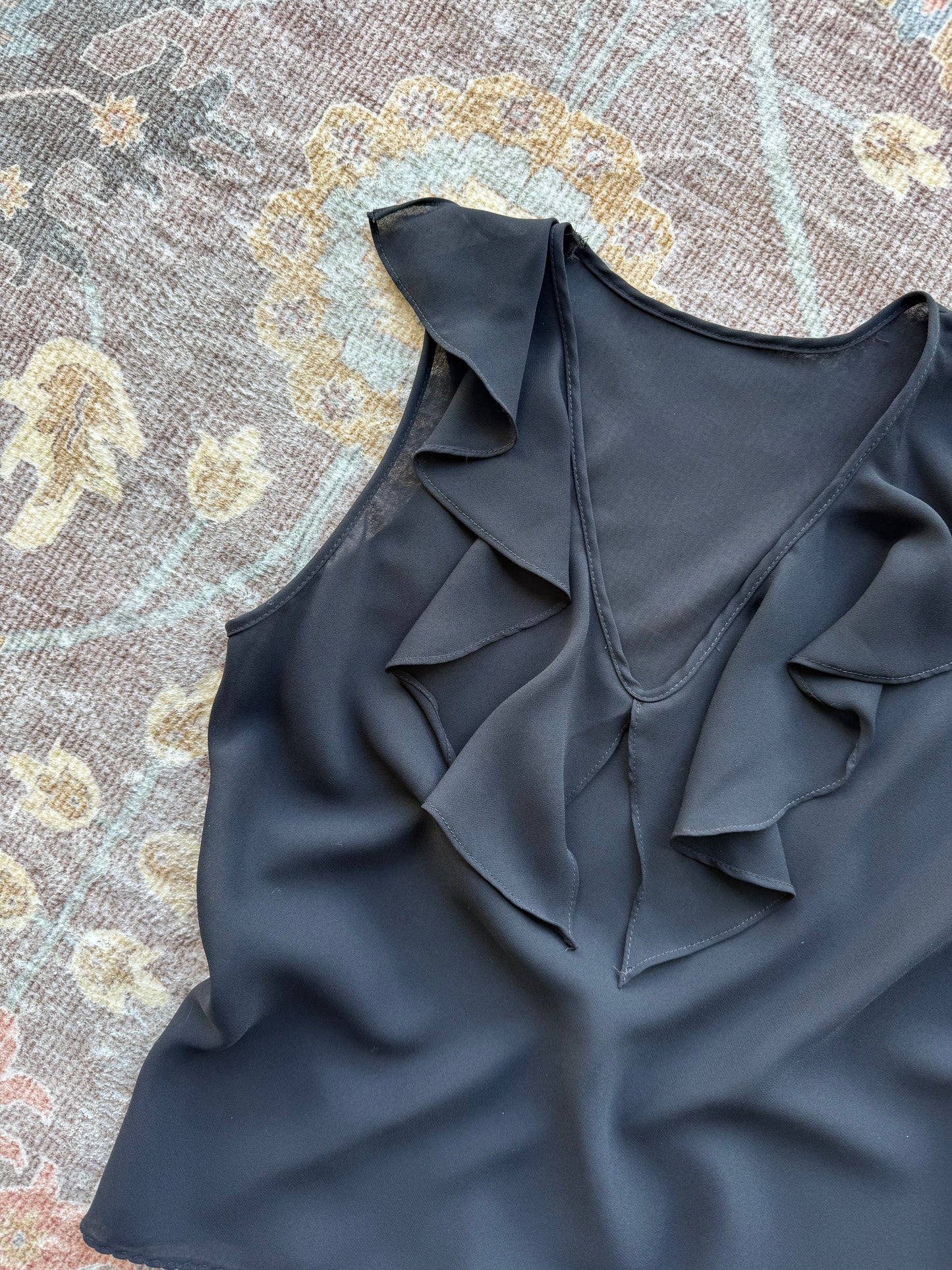 Frilly Sheer Tank - M