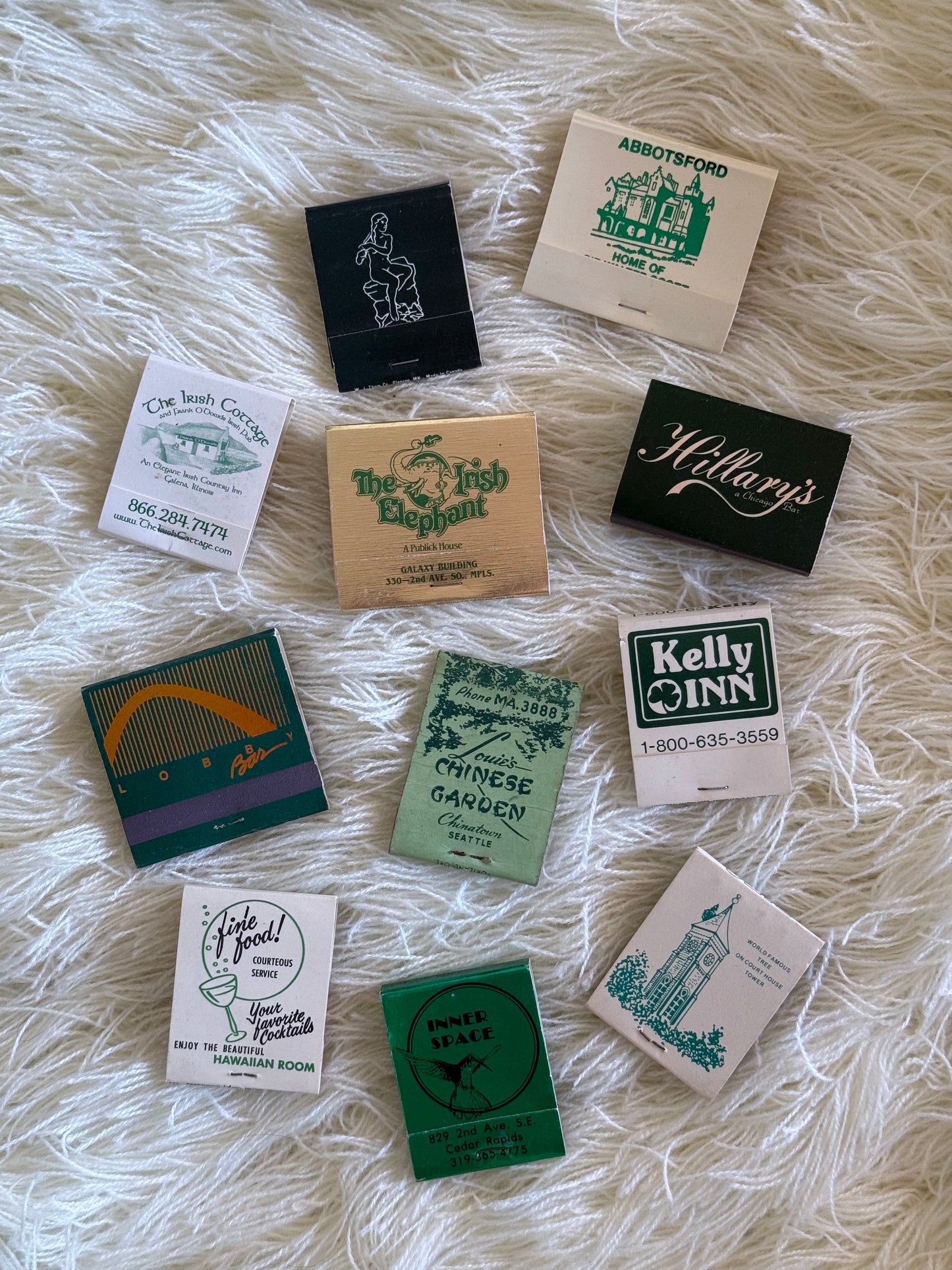 Curated Vintage Matchbooks - Variety 1