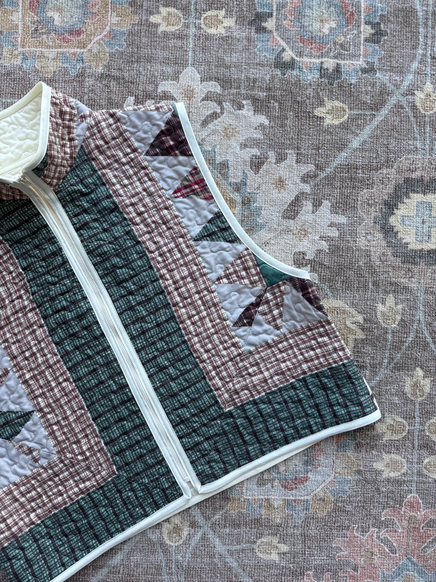 Quilt Zip Up Vest - XL