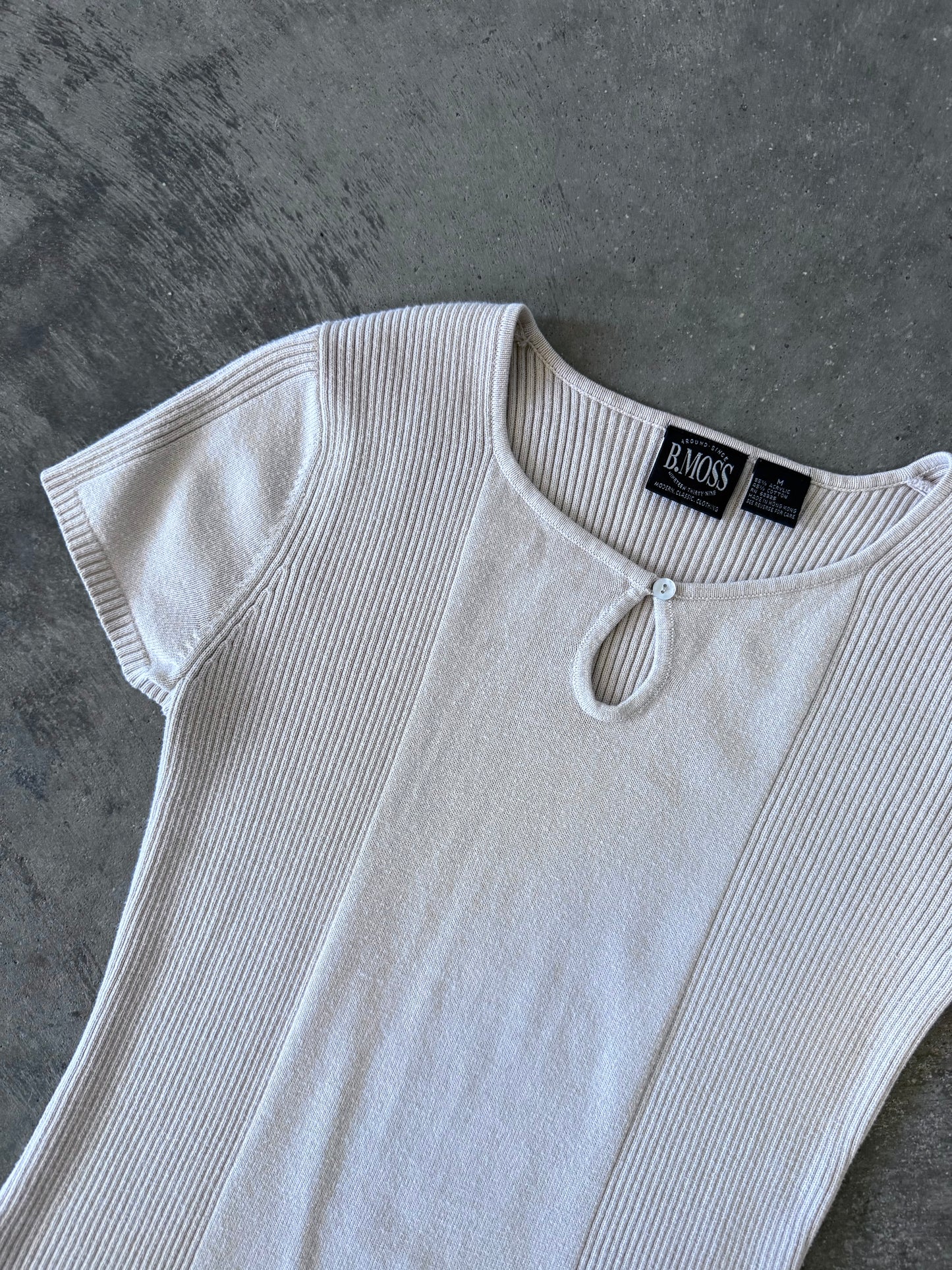 Keyhole Knit Top - M