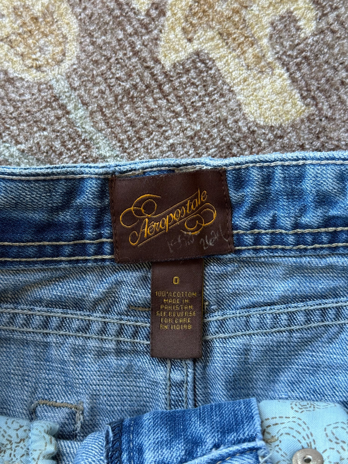 Denim Mini Skirt - 27”
