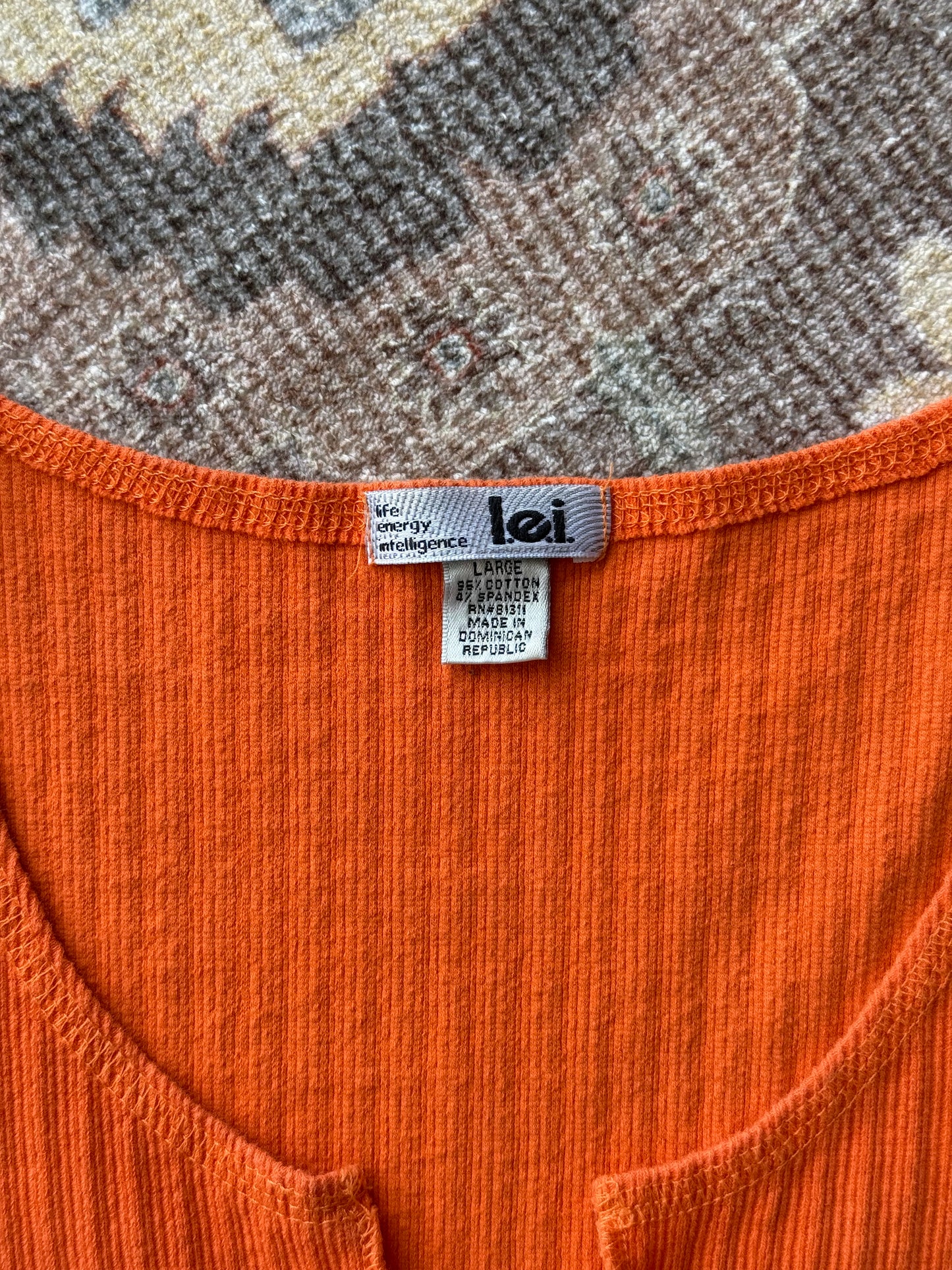 Ribbed Tank - L