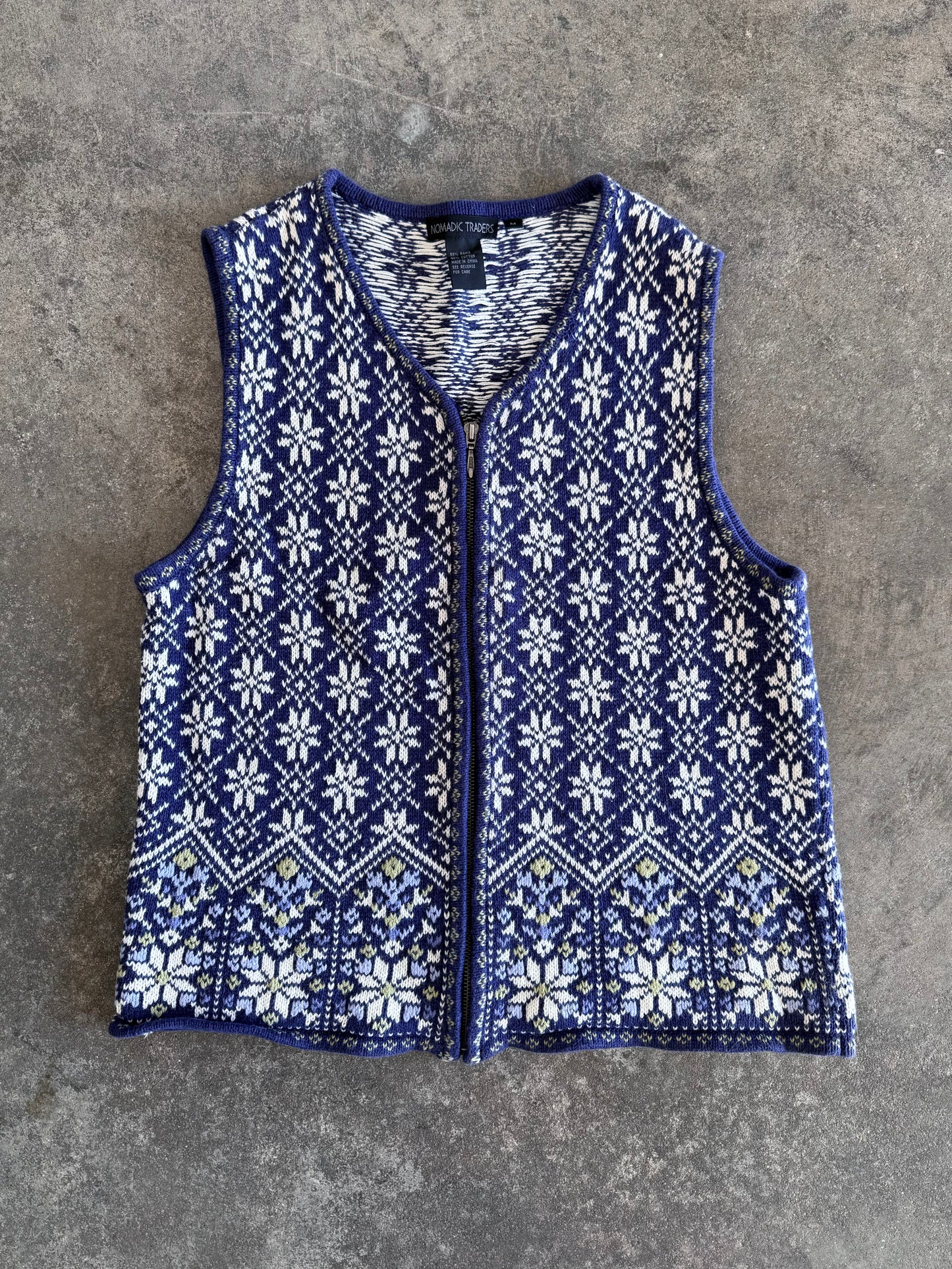 Nordic Sweater Vest - M