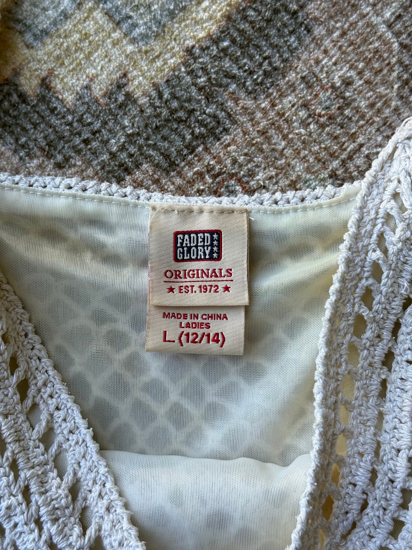 Crochet Tank - L