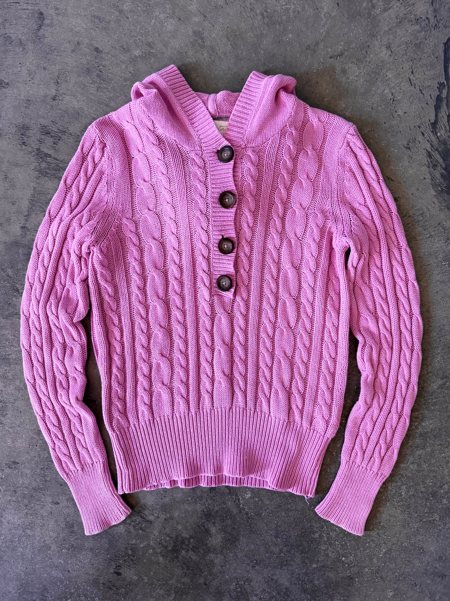 Button Sweater - L