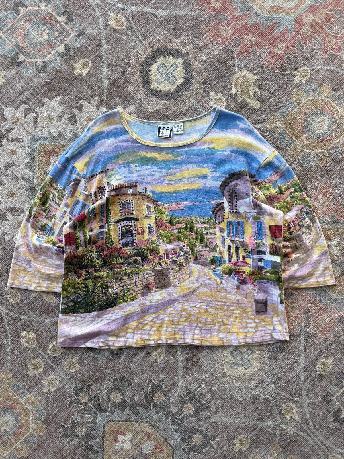 Take Two City 3/4 Sleeve Top - 2XL