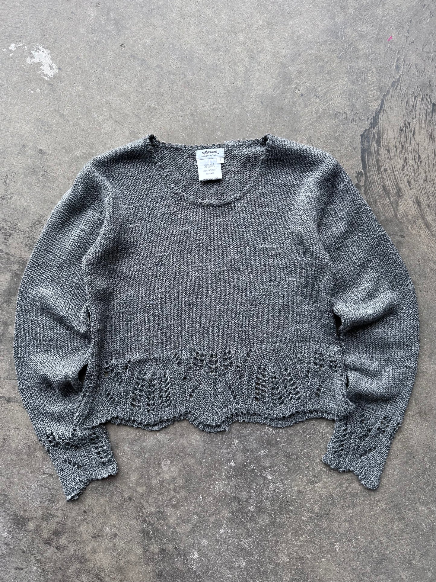 Crochet Sweater - S
