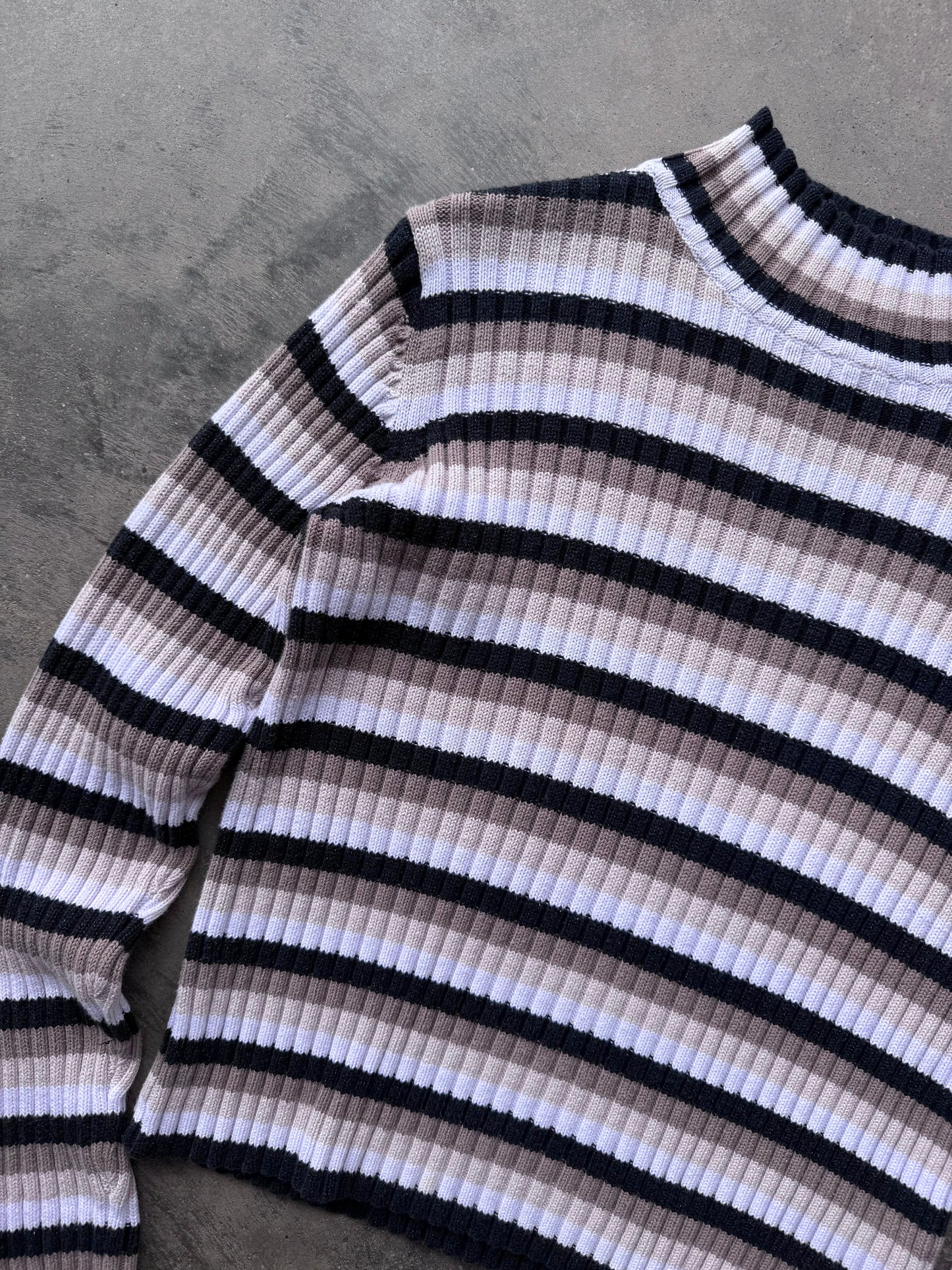 Striped Sweater - L