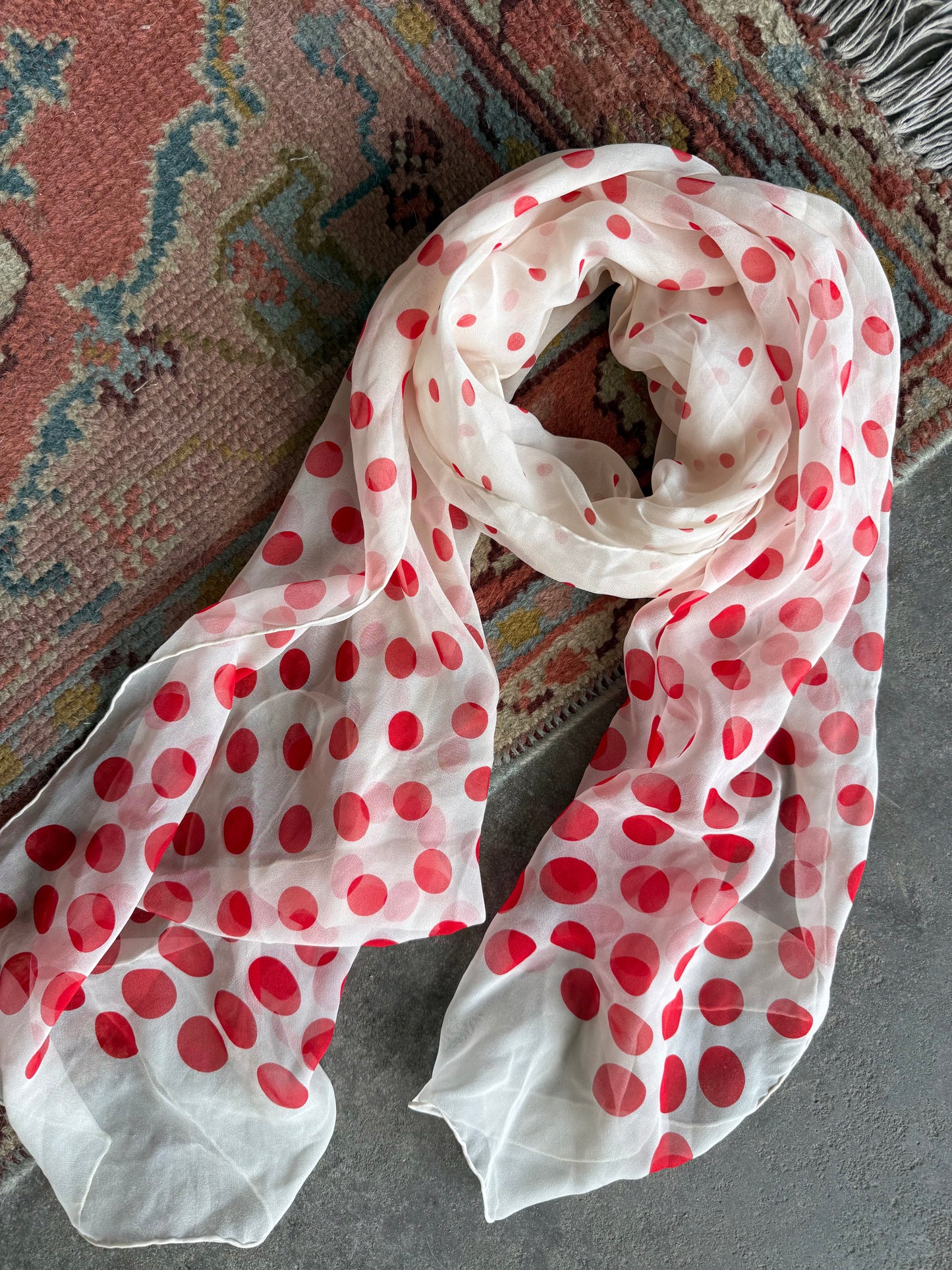Polka Dot Scarf