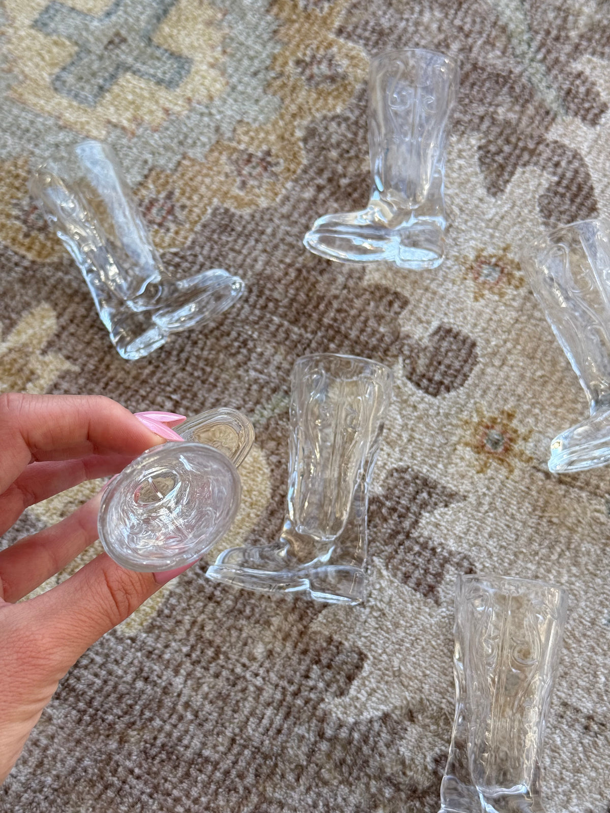 Cowboy Boot Shot Glass Set