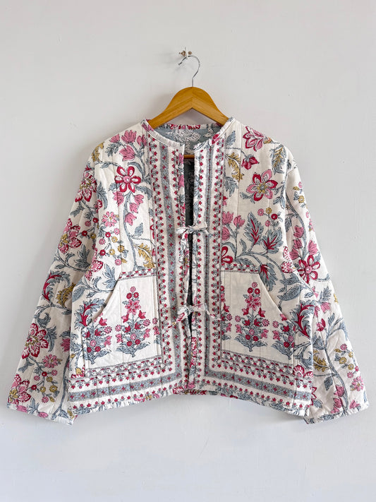 Quilt Tie Jacket - S