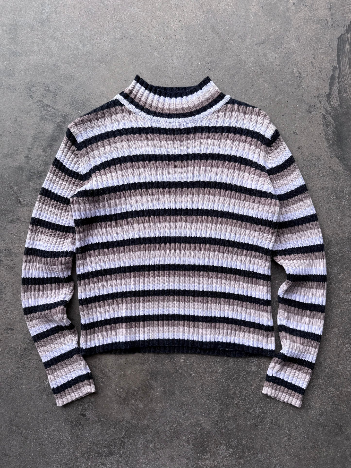 Striped Sweater - L