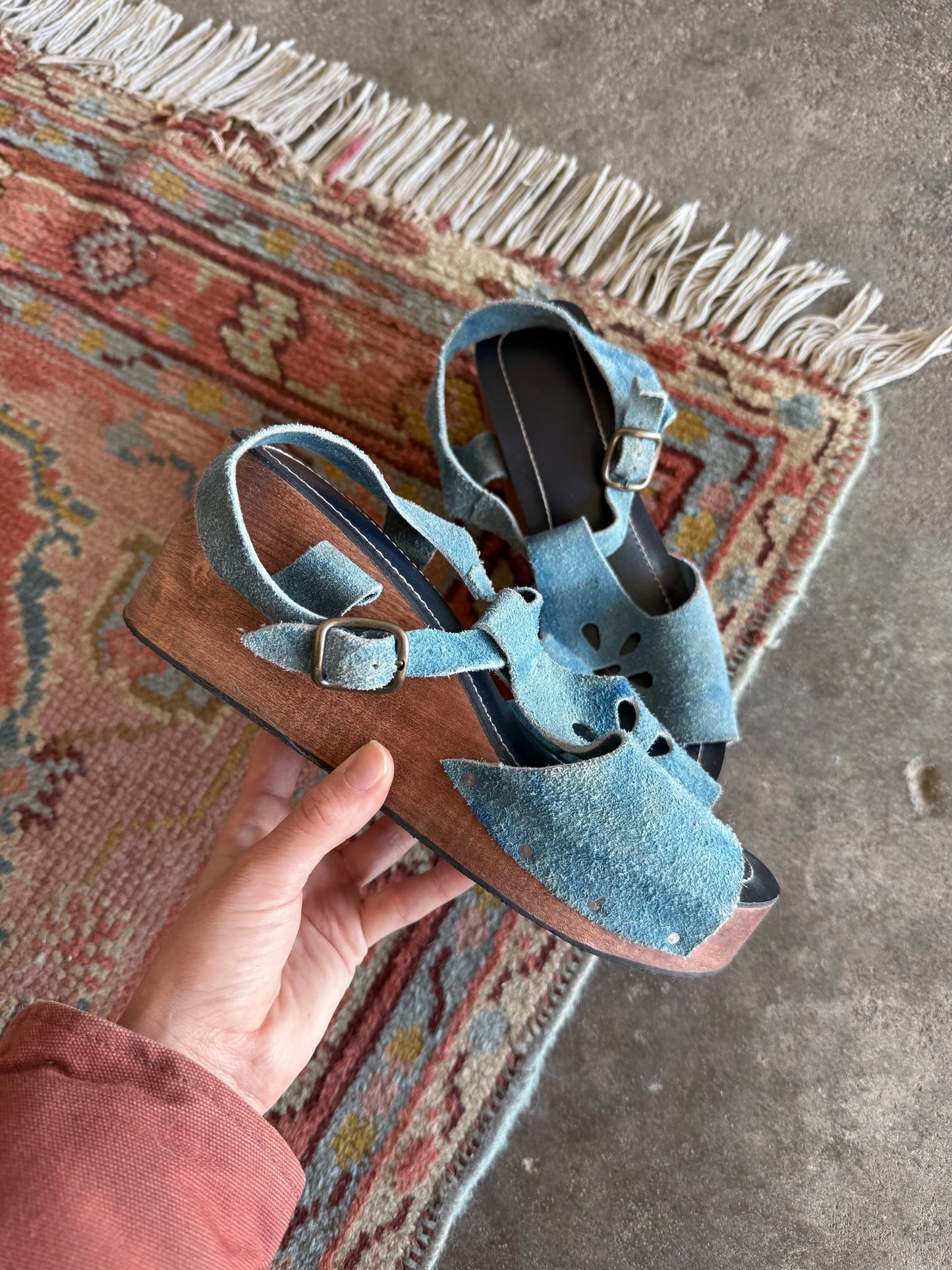 Leather Wedges - 7.5