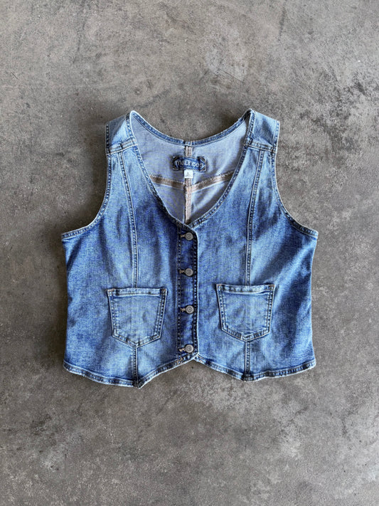 Denim Vest - L