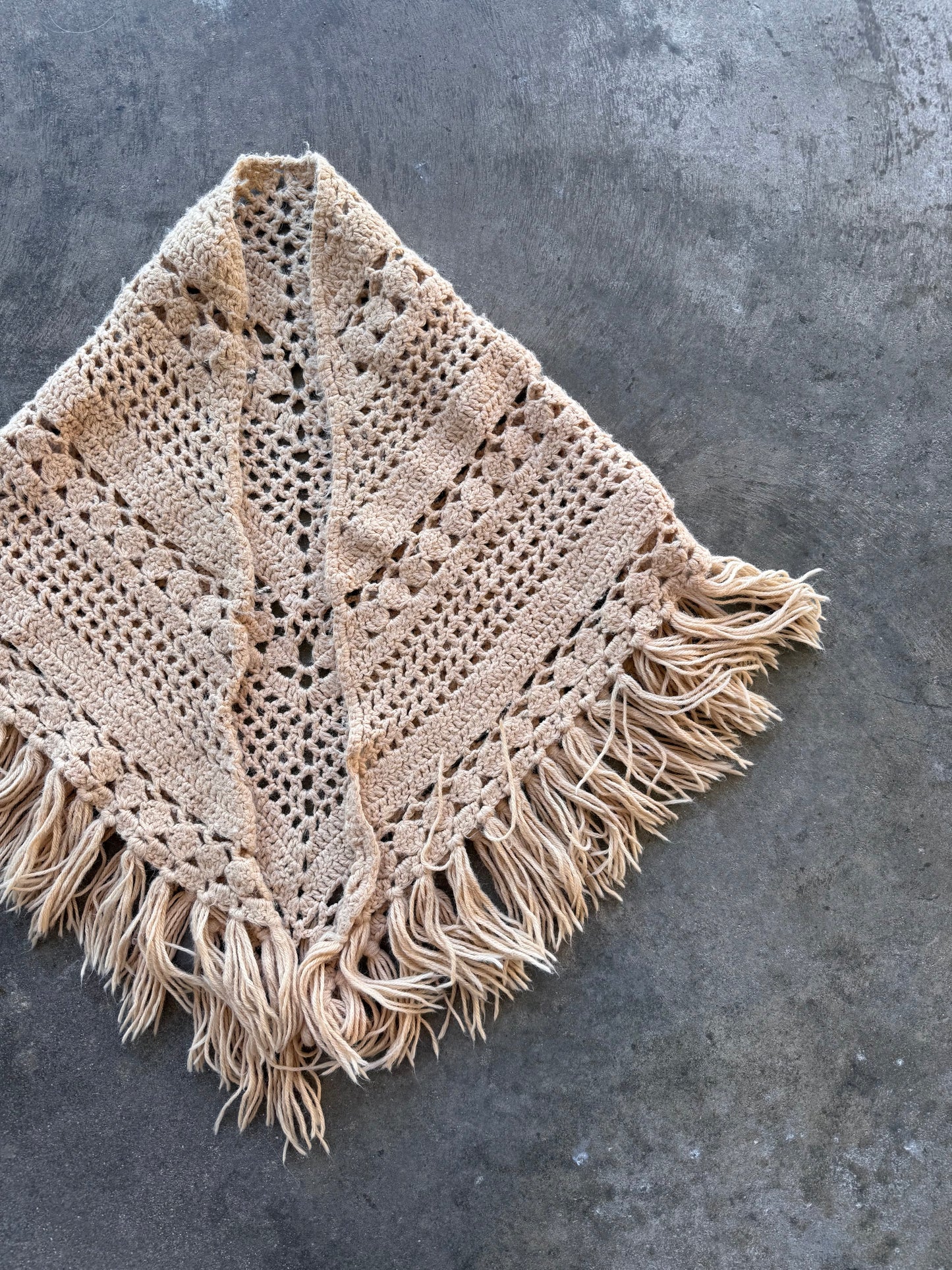 Crochet Poncho Shawl - One Size