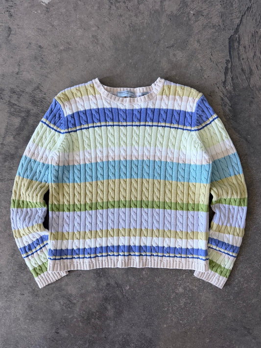 Striped Sweater - L