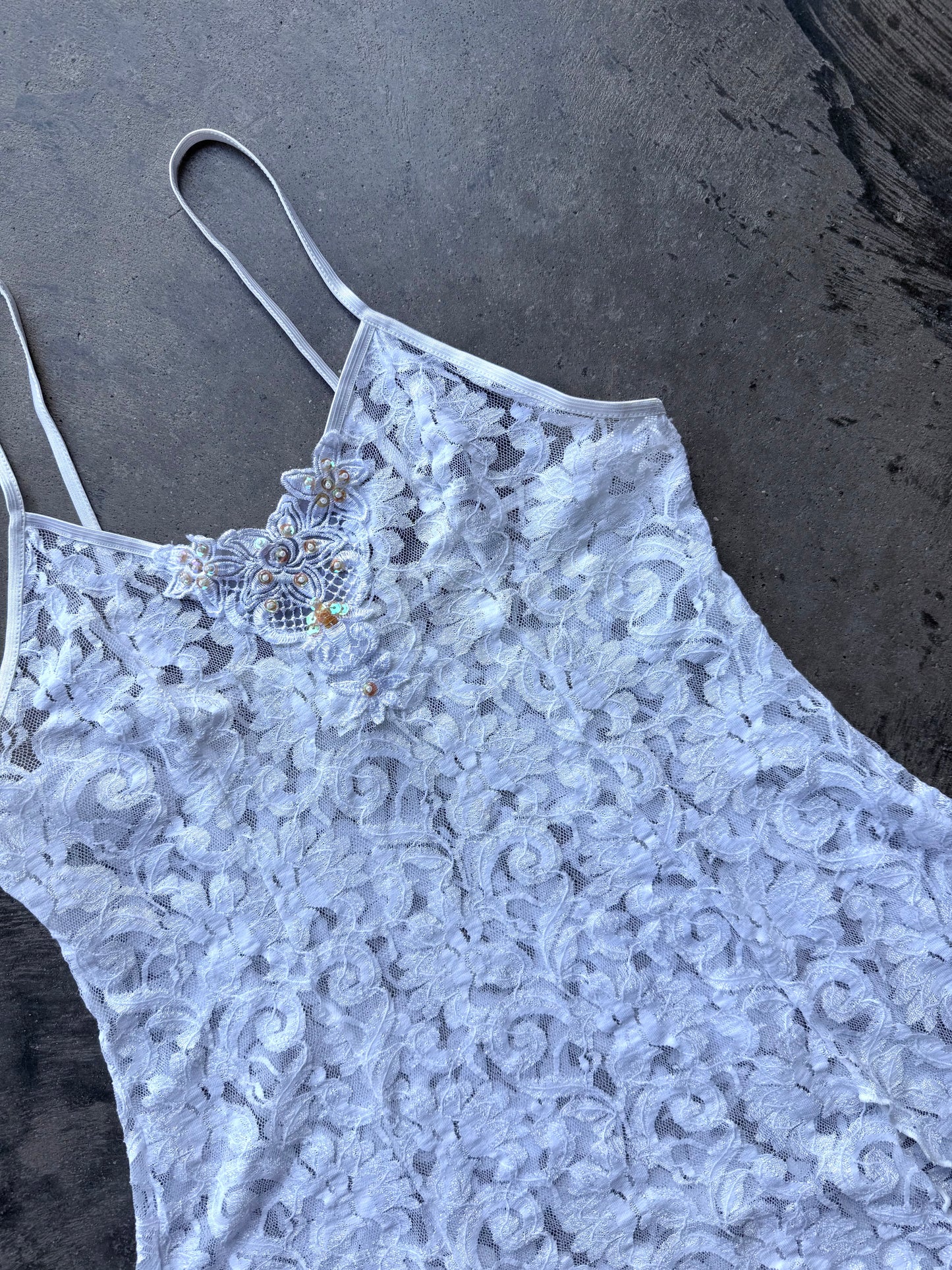 Lace Slip Tank - M