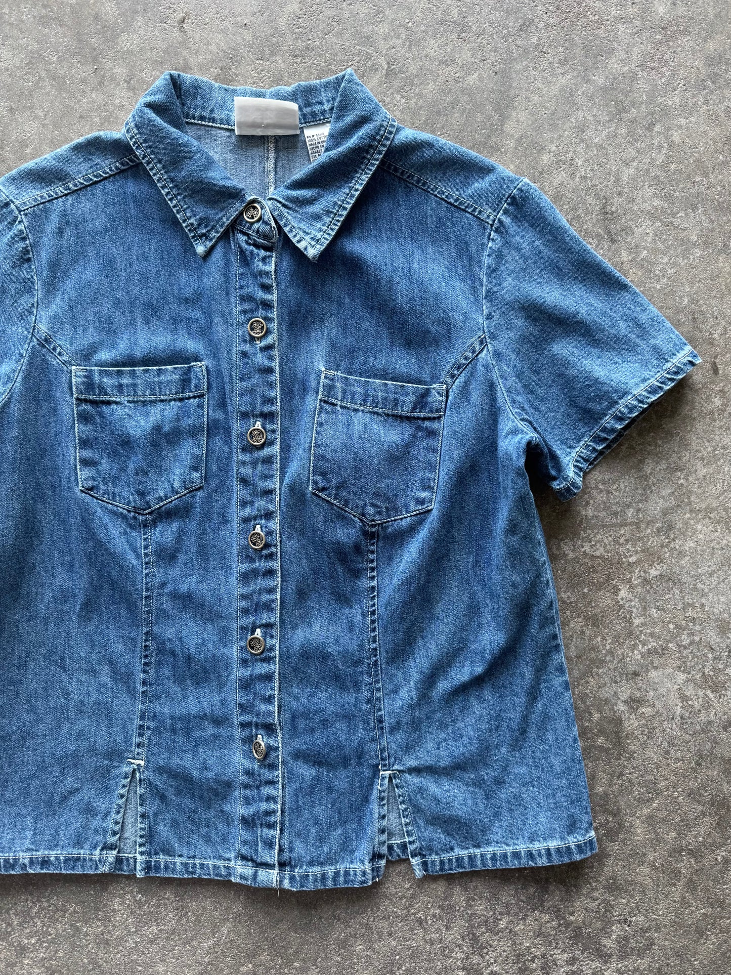 Denim Button Down - M