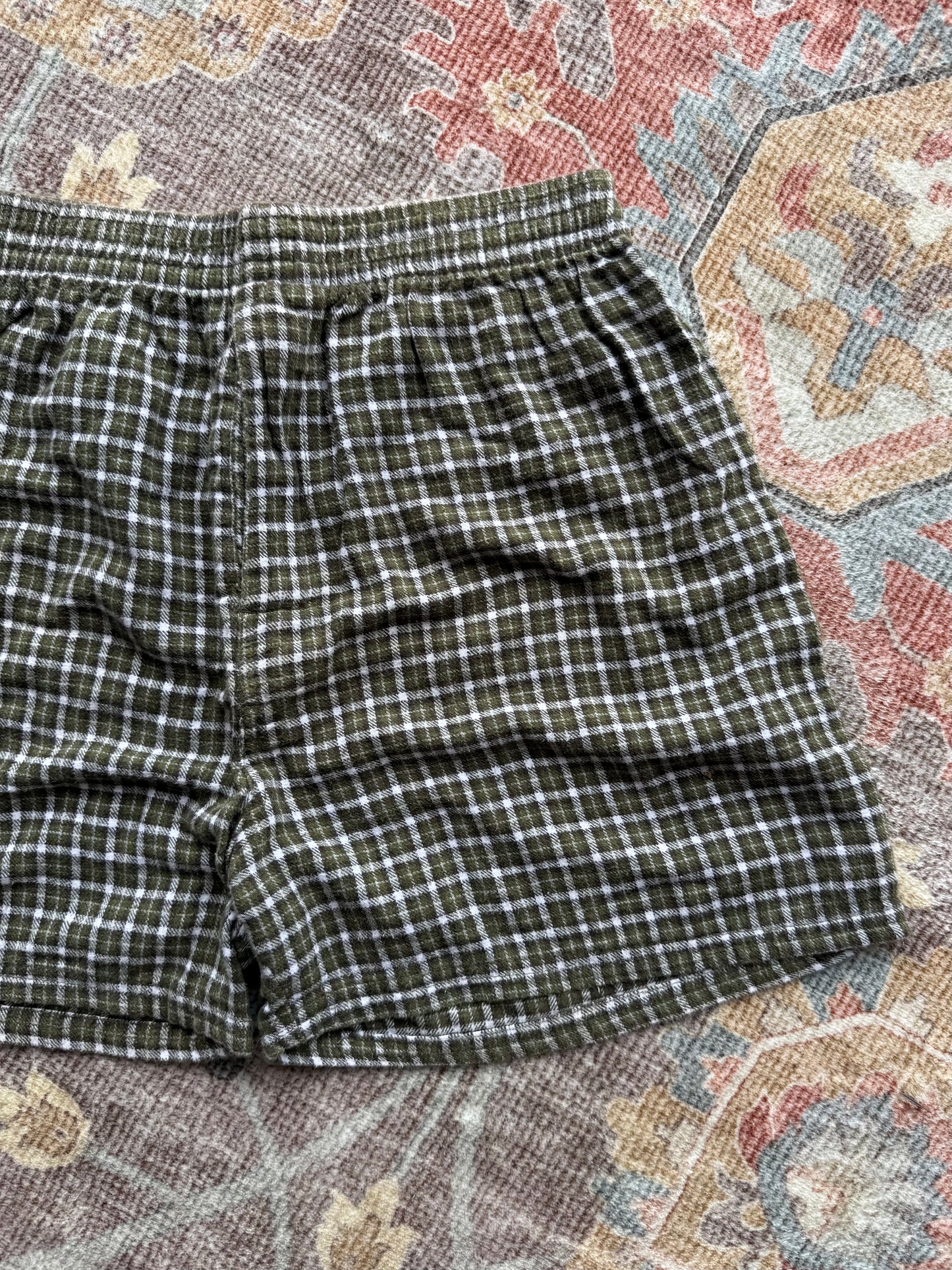 Plaid Boxer Shorts - S