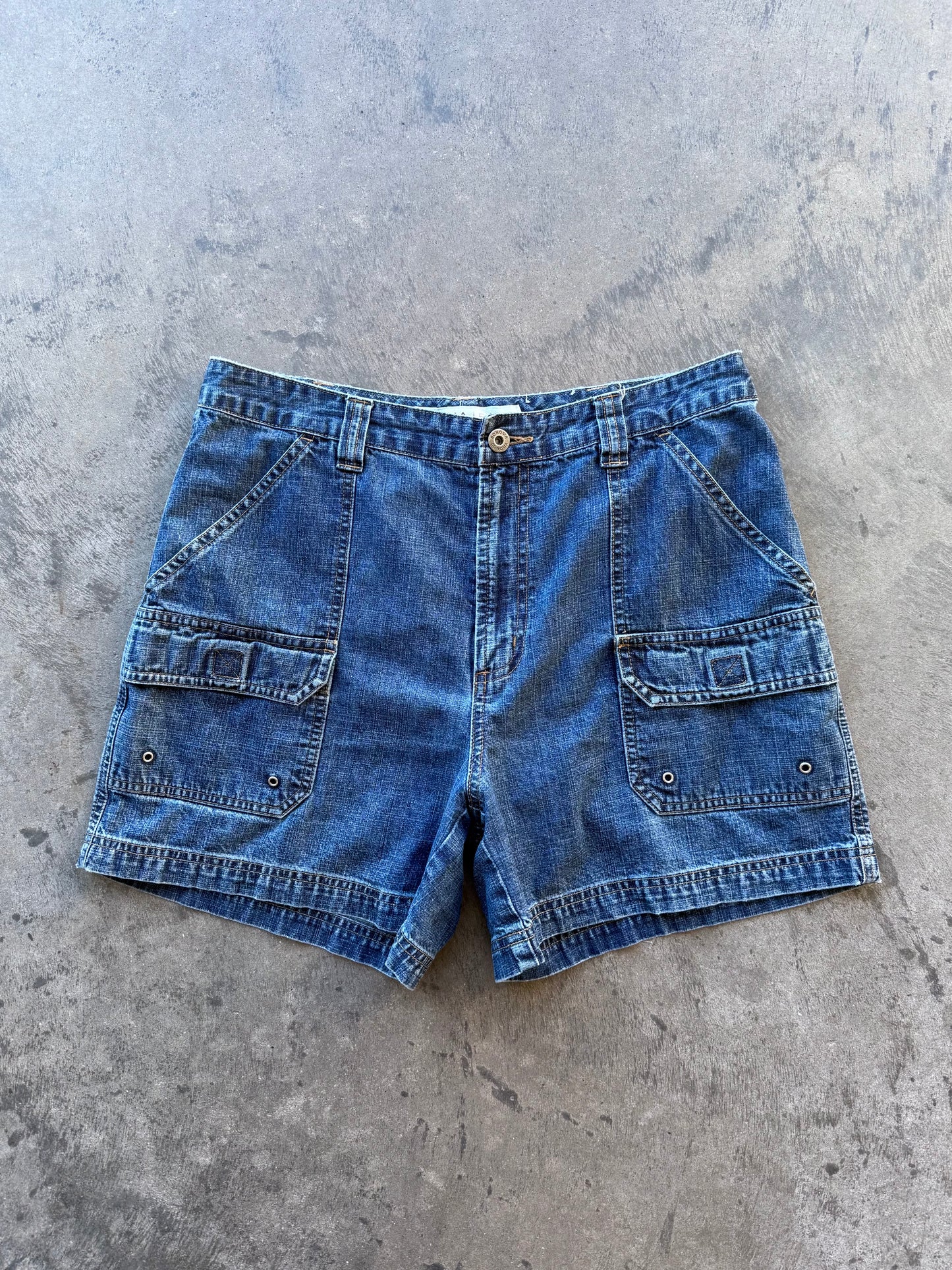 Cargo Denim Shorts - 30x4.5