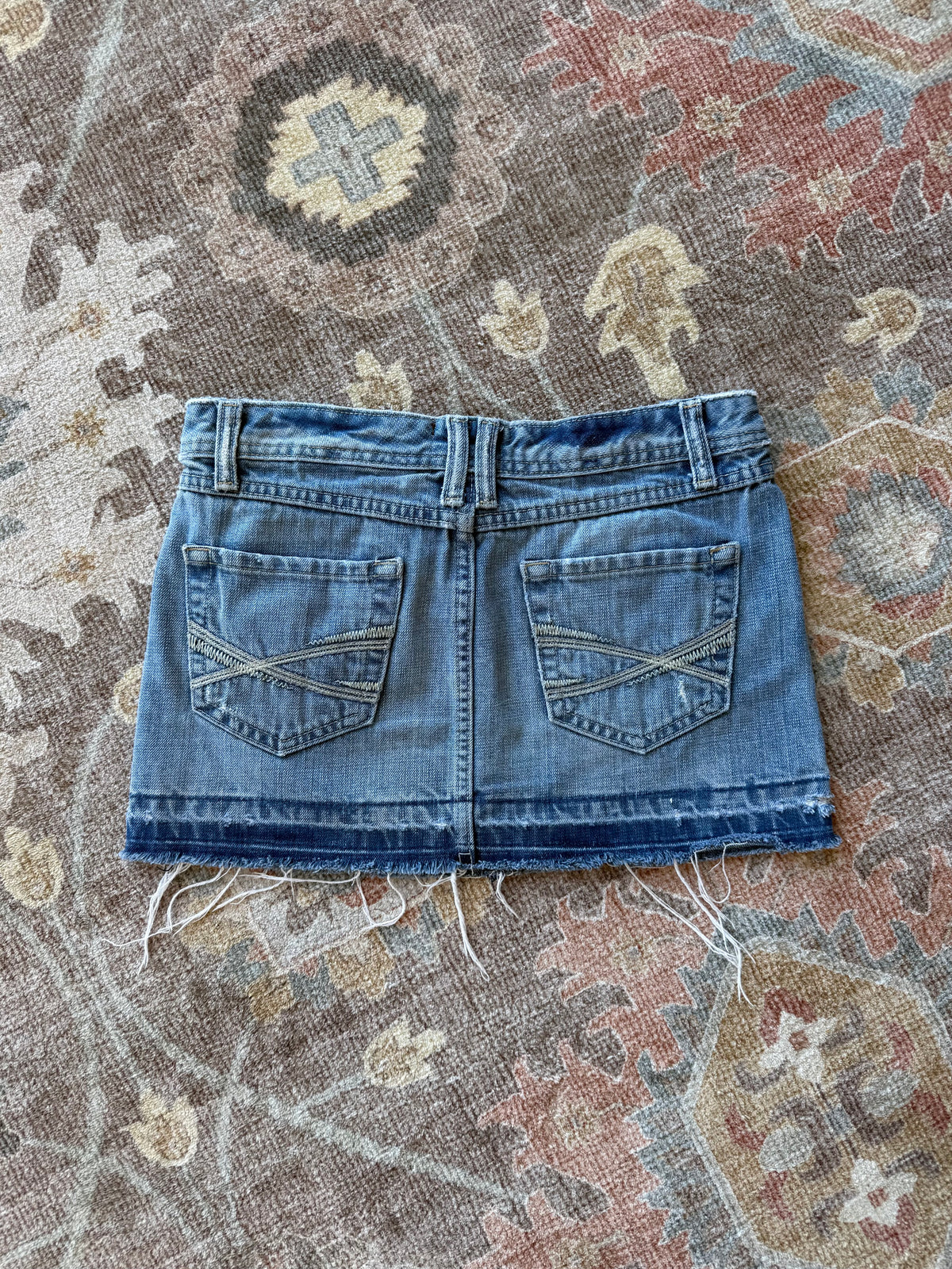 Denim Mini Skirt - 27”