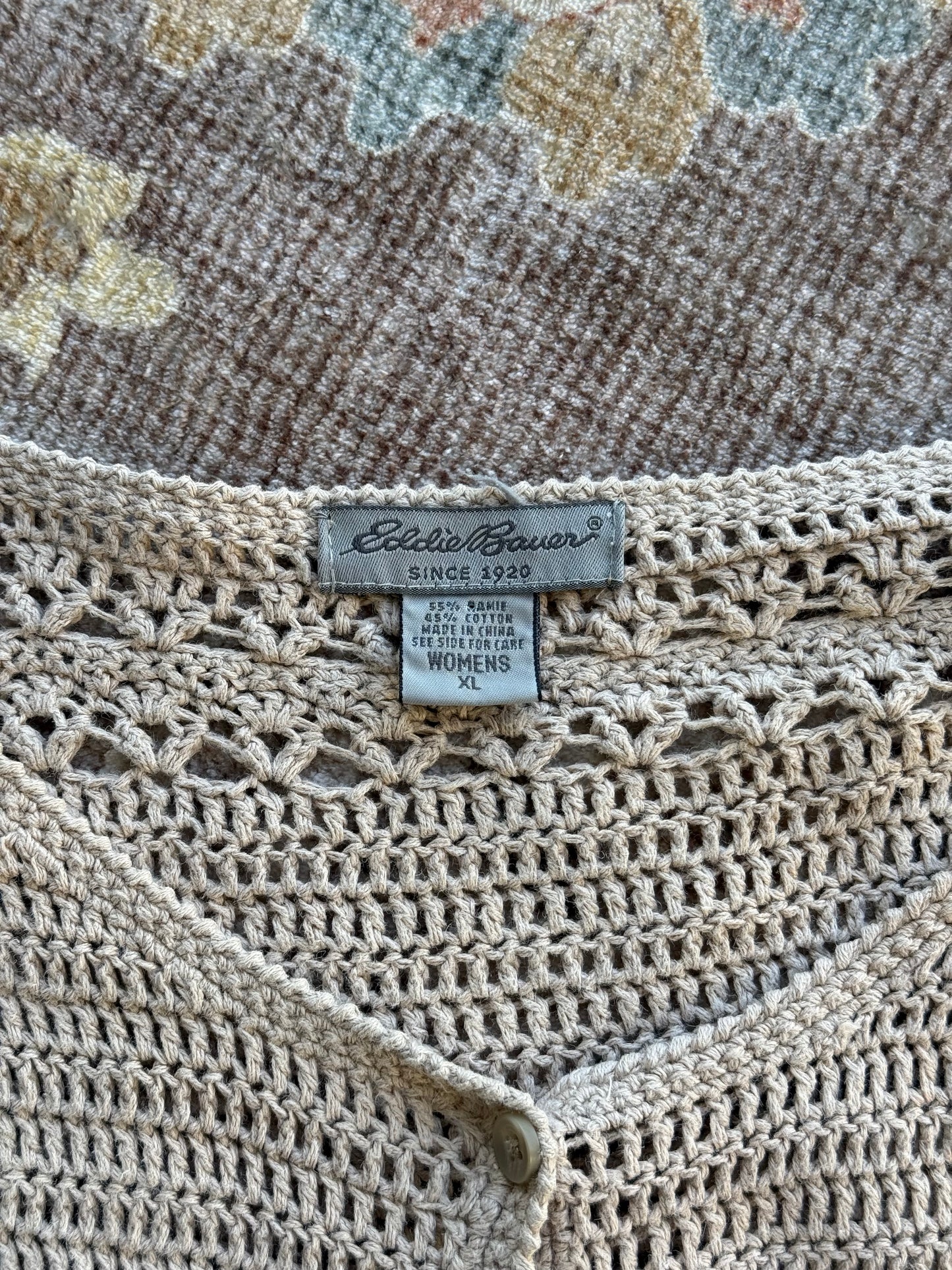 Crochet Cardigan - XL