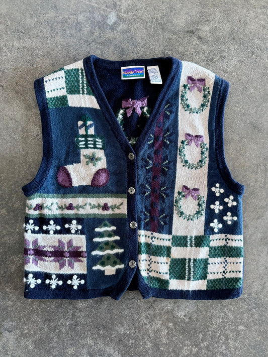 Christmas Sweater Vest - M