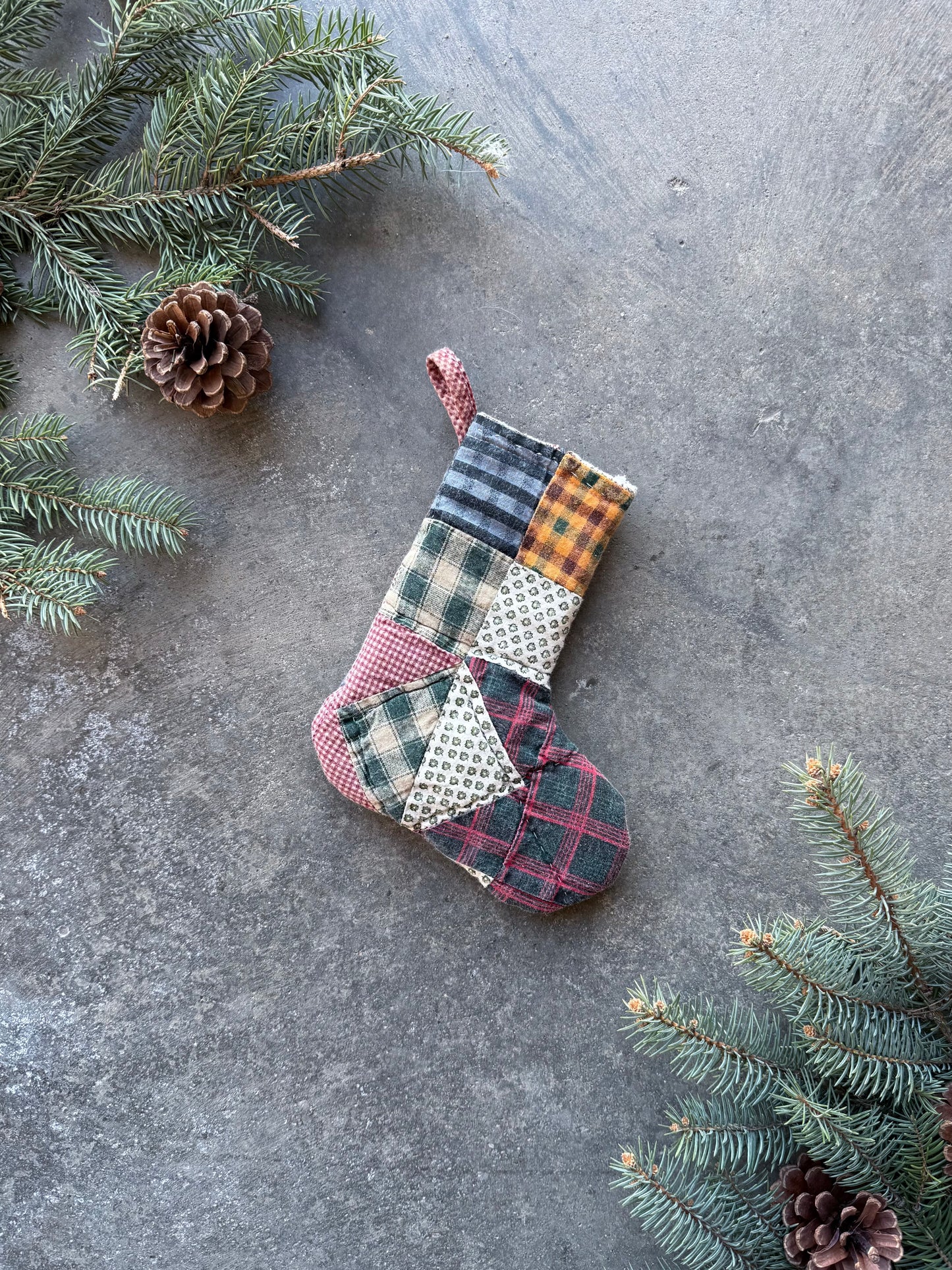 Mini Quilt Stocking