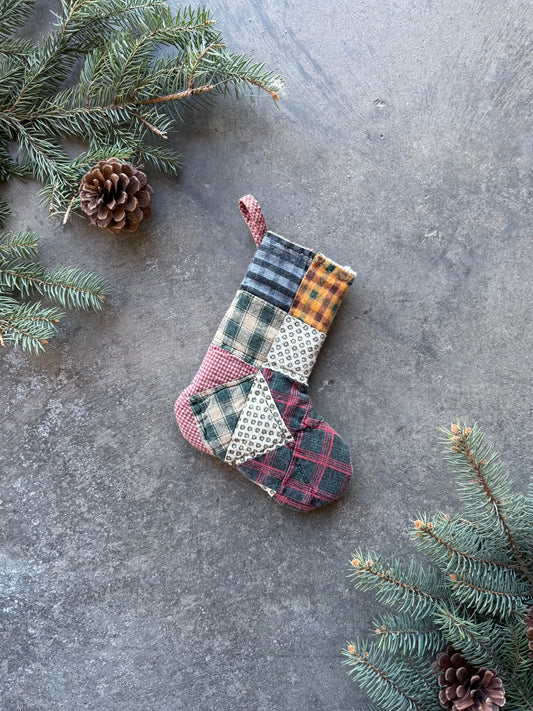 Mini Quilt Stocking