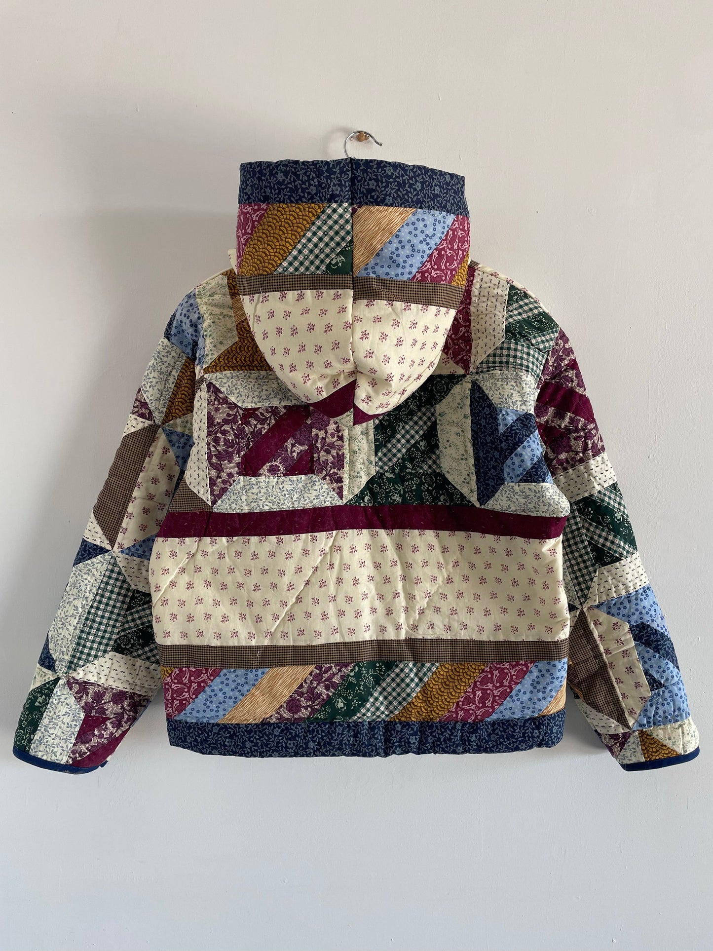 Quilt Hooded Jacket - M