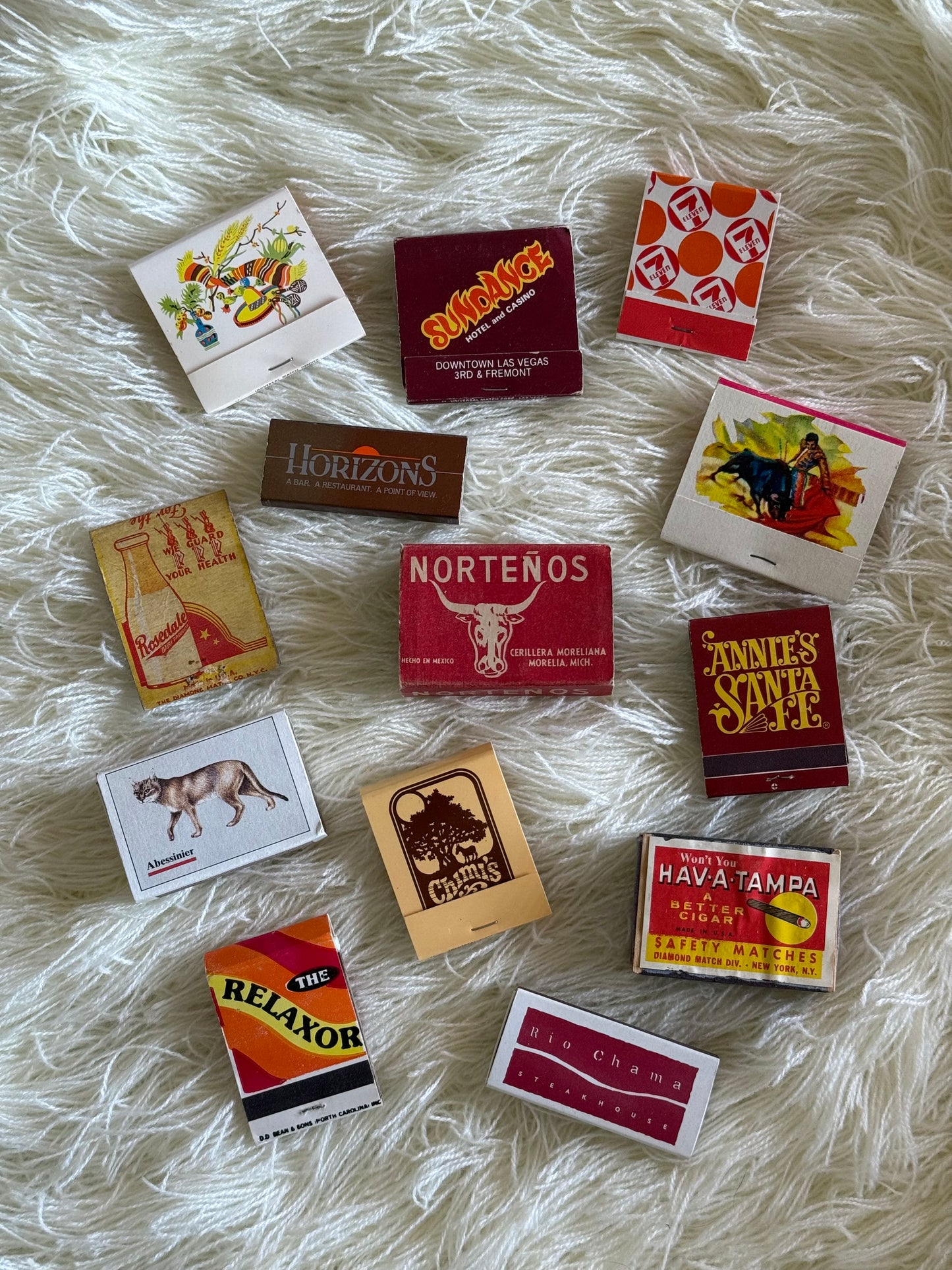 Curated Vintage Matchbooks - Variety 1