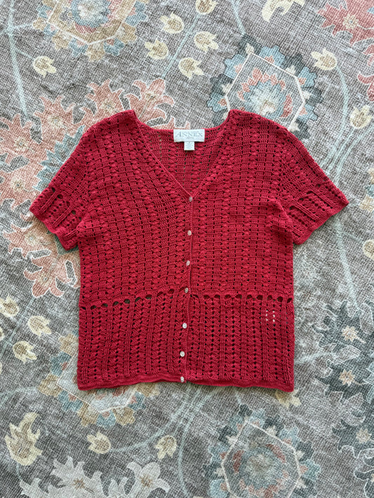 Crochet Cardigan - S
