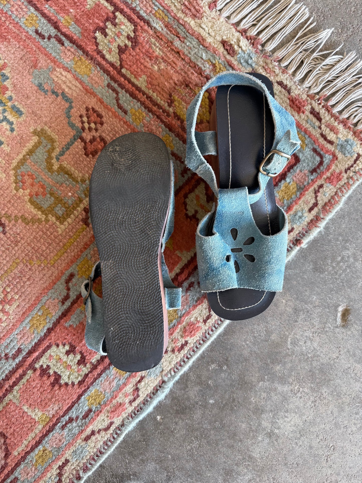 Leather Wedges - 7.5