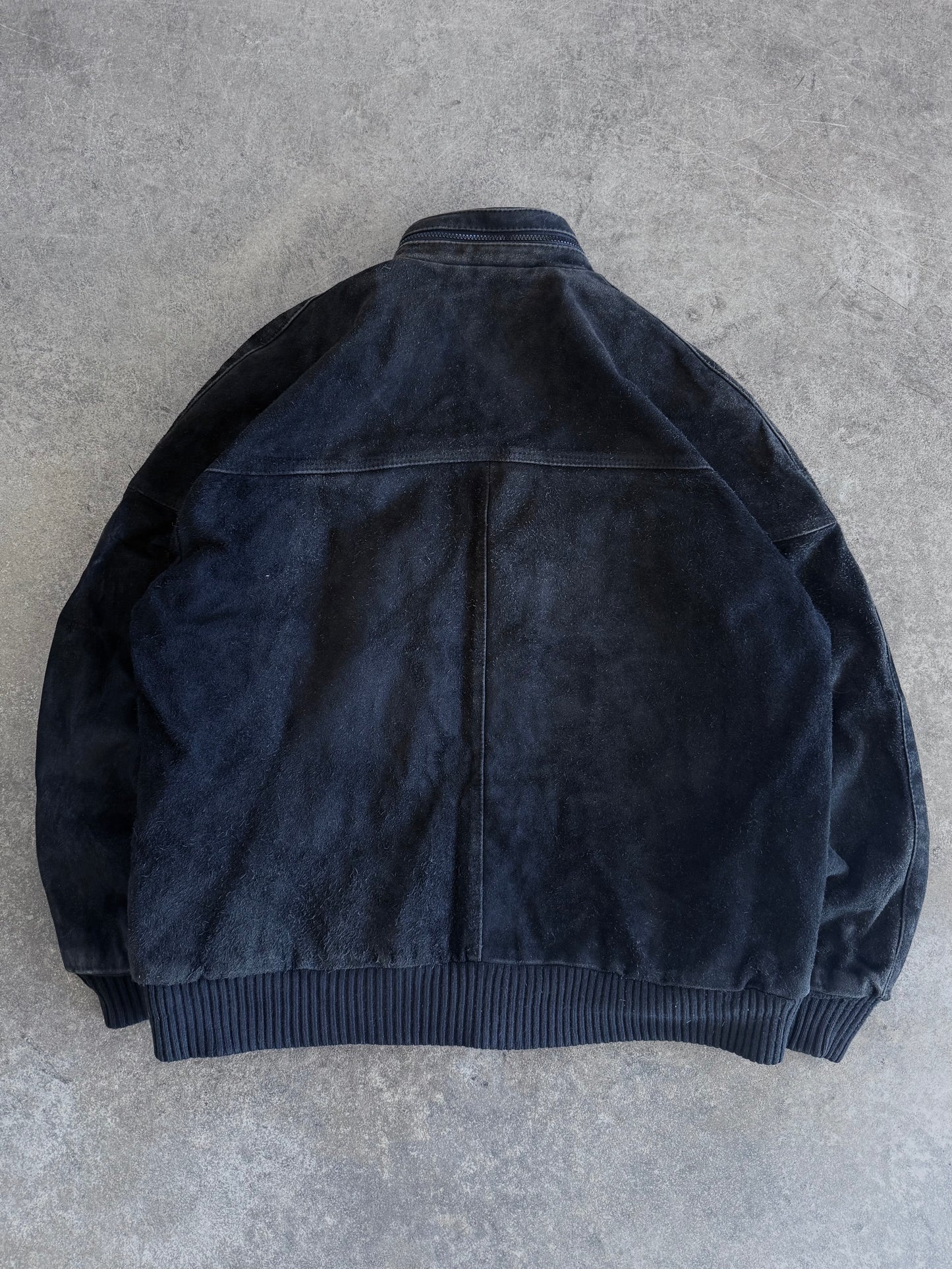 Suede Bomber Jacket - XL