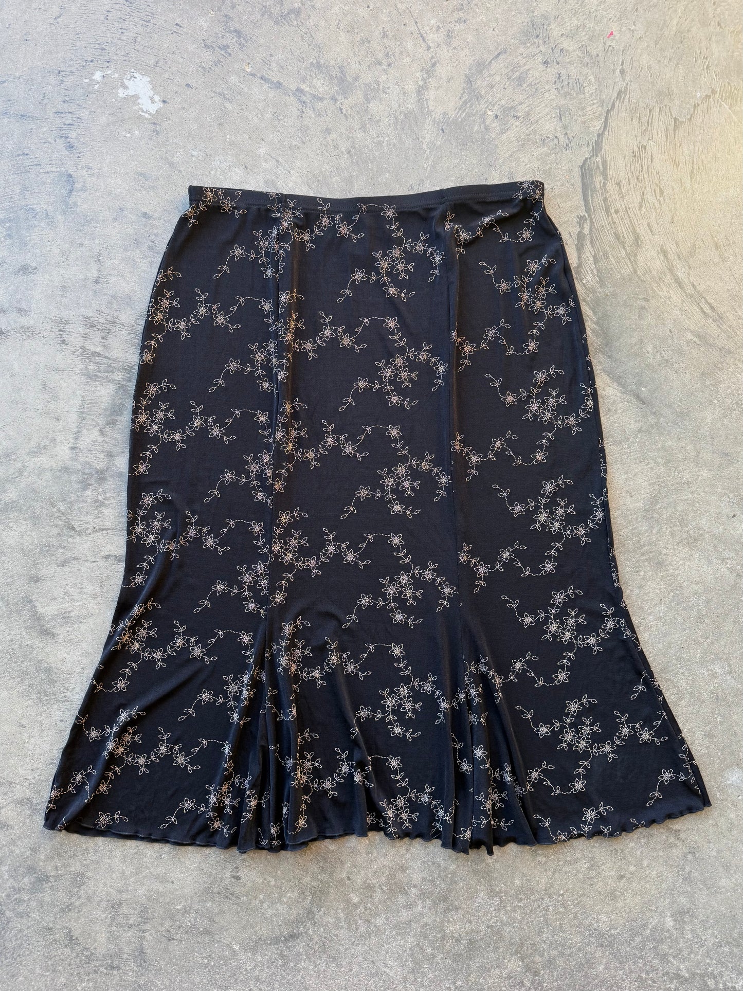 Floral Maxi Skirt - XL