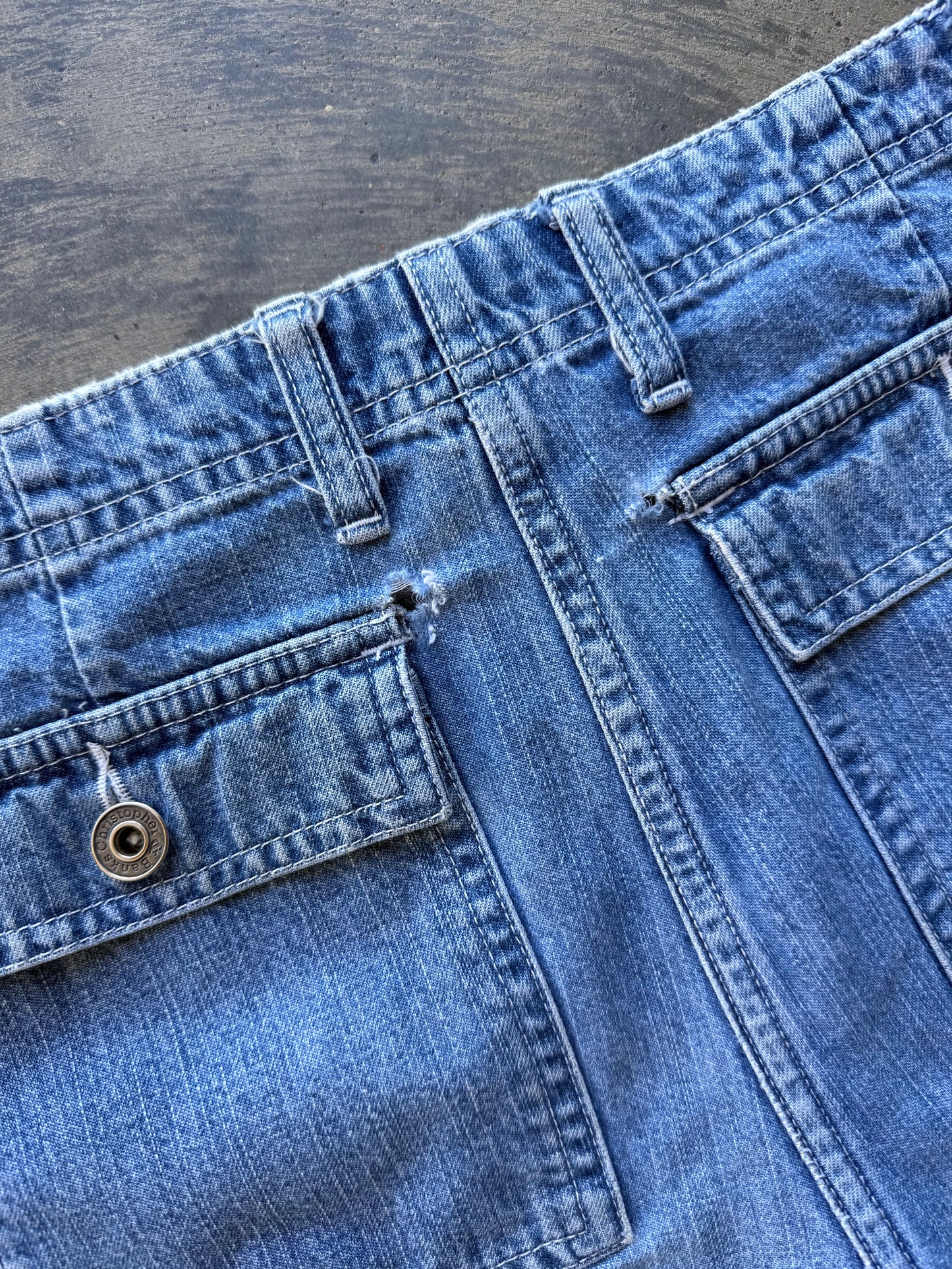 Cargo Denim Shorts - 29x6