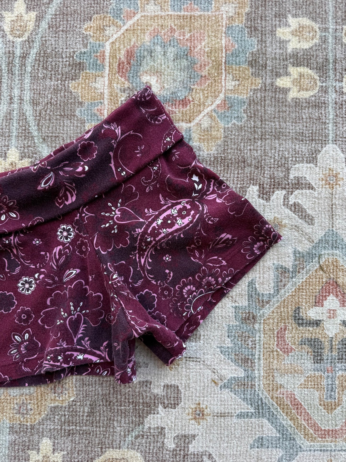 Blair Fold Over Shorts - XS